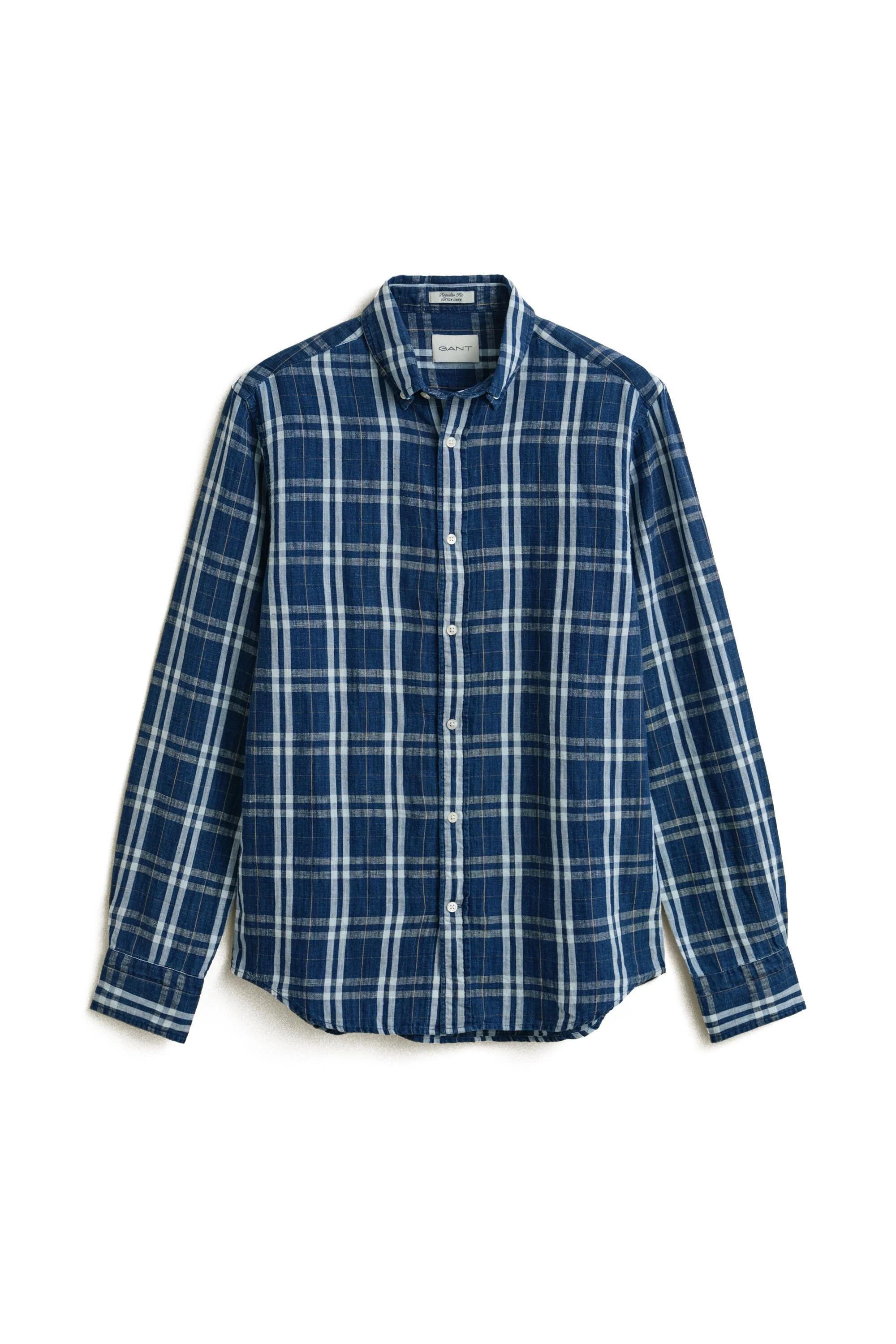 Hemd Regular Fit aus Leinenmix