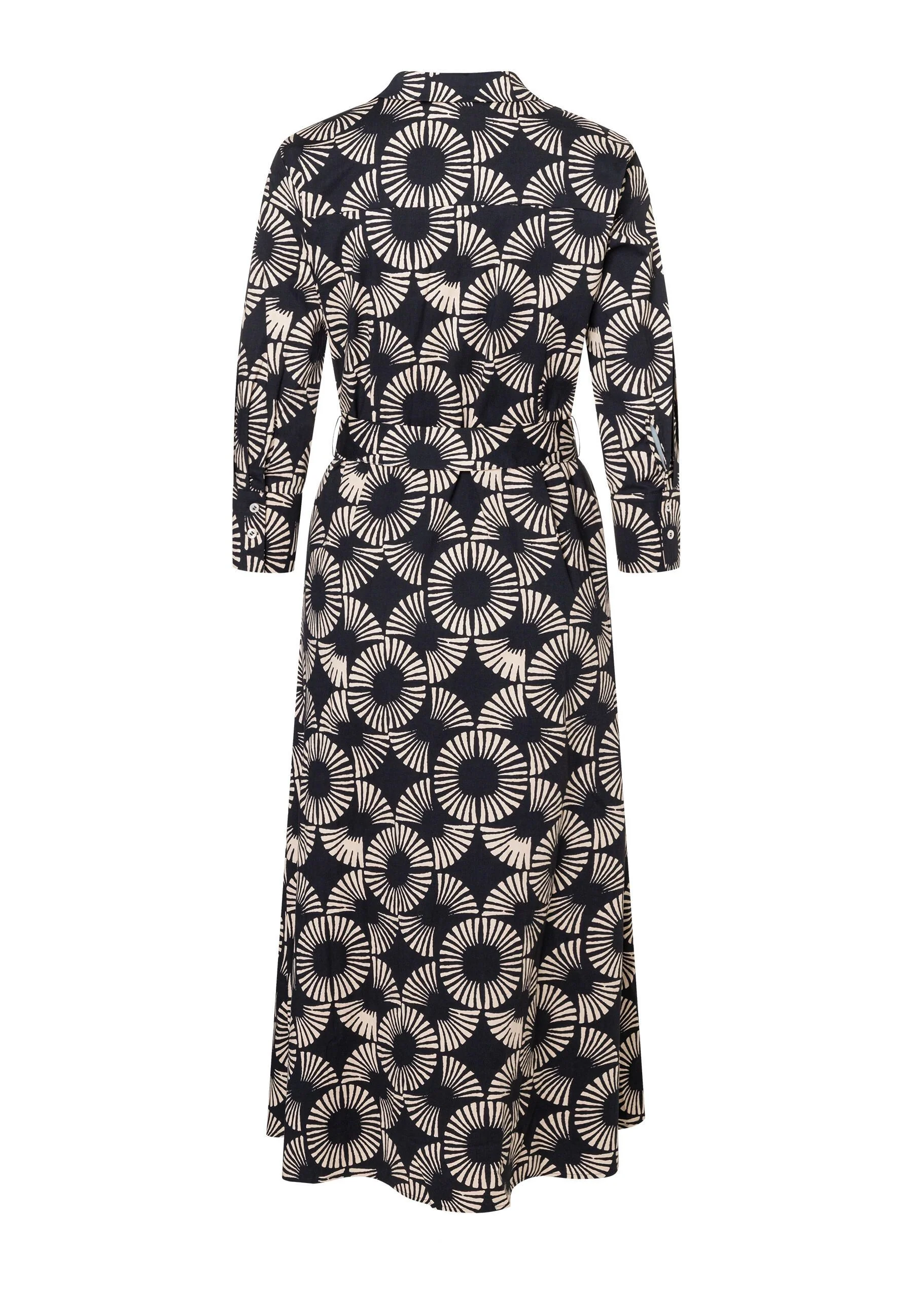 Hemdblusenkleid Maxi aus Baumwolle - Image 2