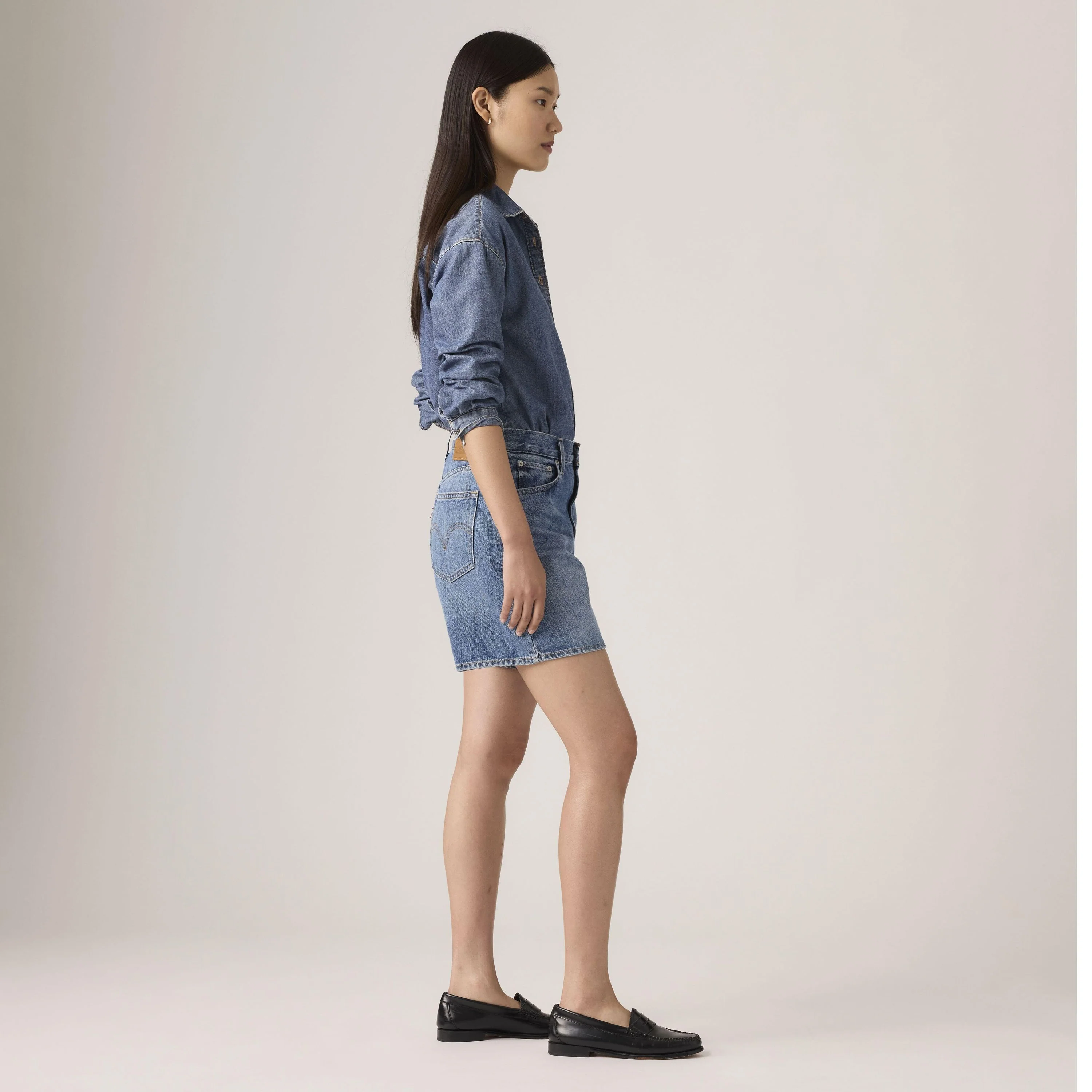 High-Rise Baggy Shorts - Image 4