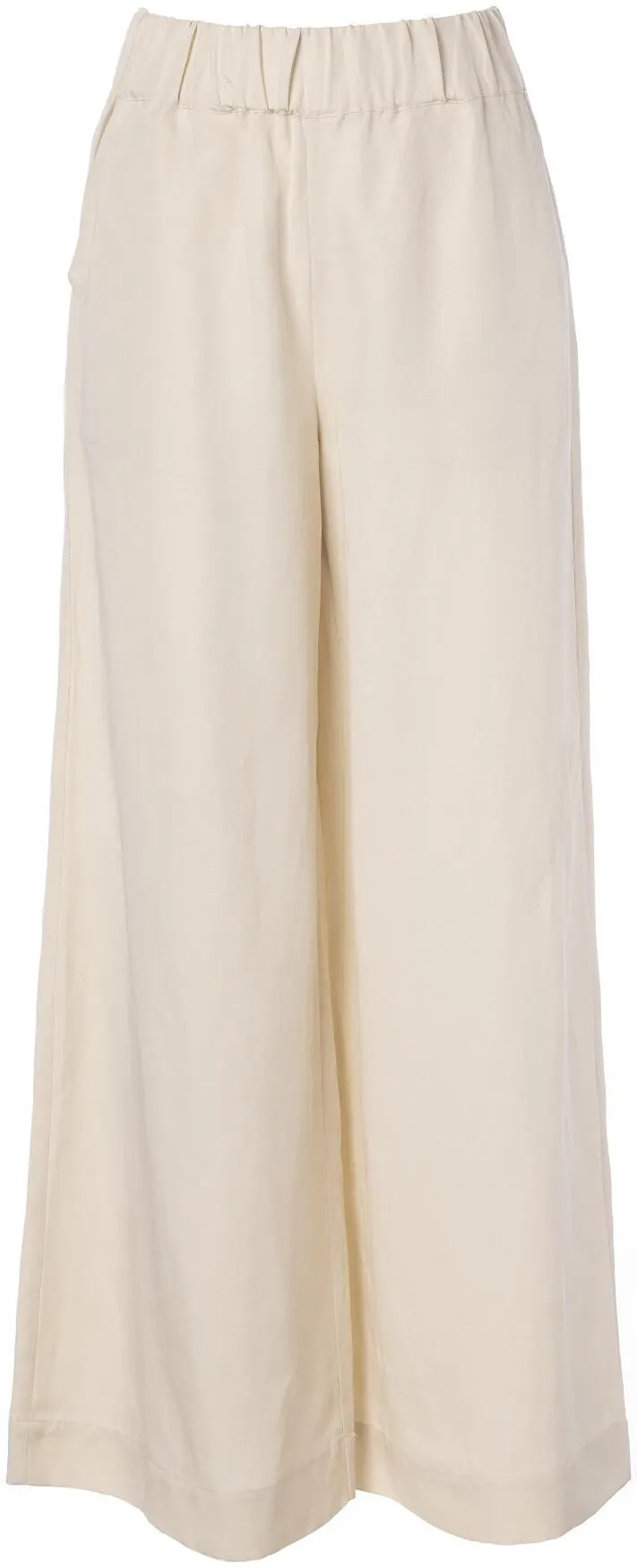Hose LEAF Wide Leg aus Leinenmix