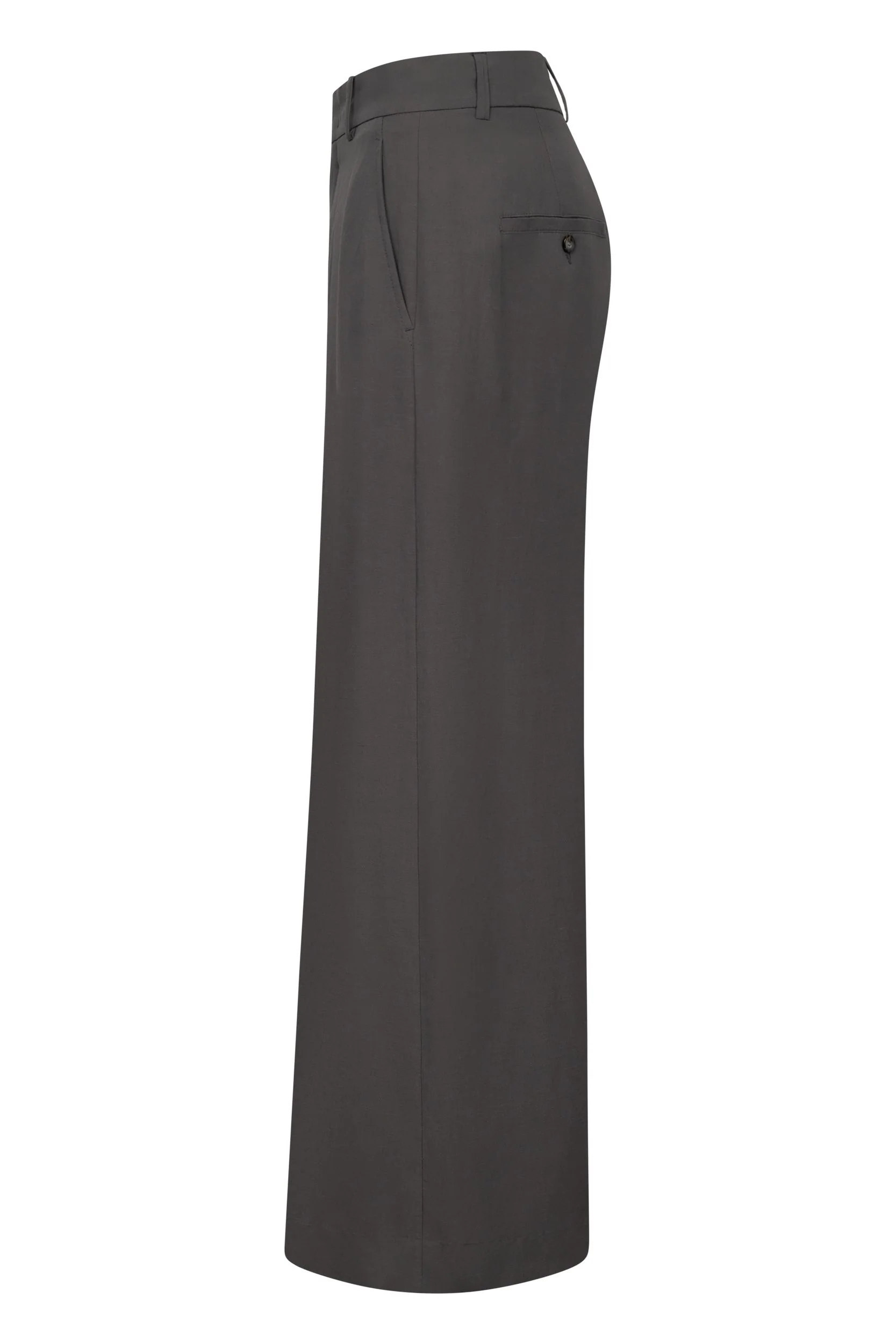 Hose Wide Leg aus Viskose-, Leinenmix - Image 3