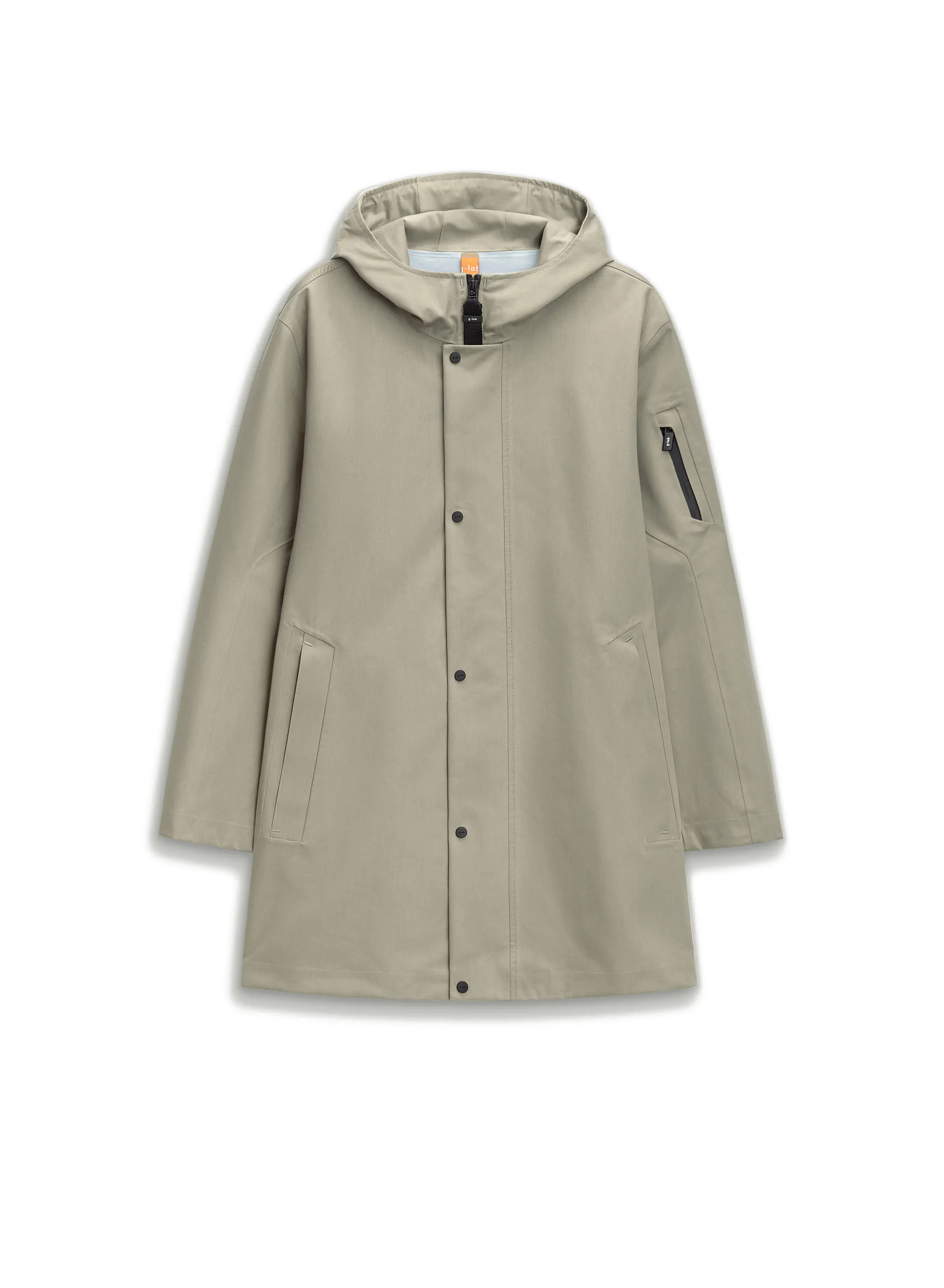 Jacke aus Baumwolle mit Kapuze