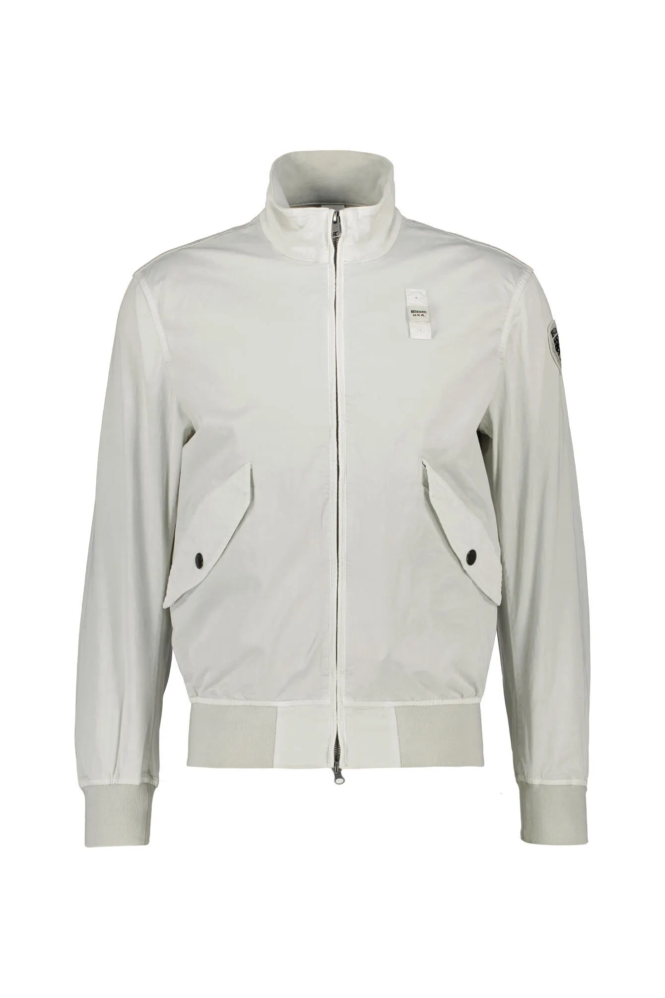 Jacke aus Baumwolle mit Stehkragen