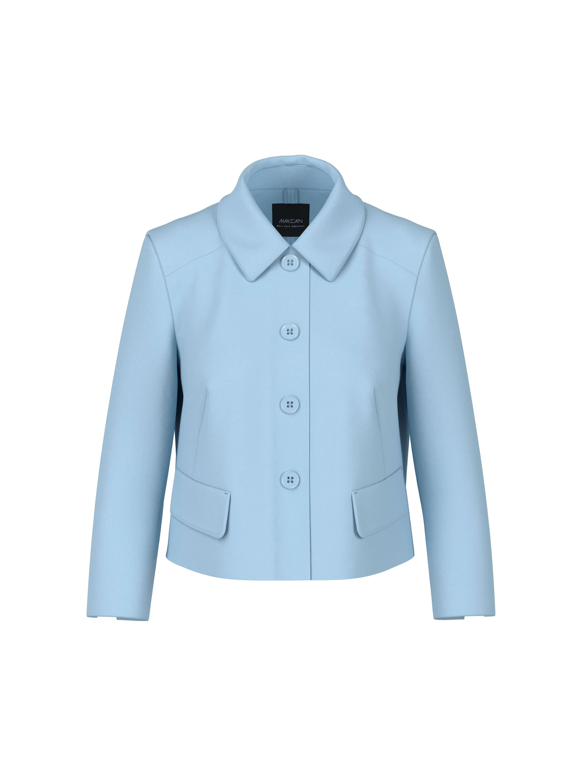 Jacke mit Kentkragen