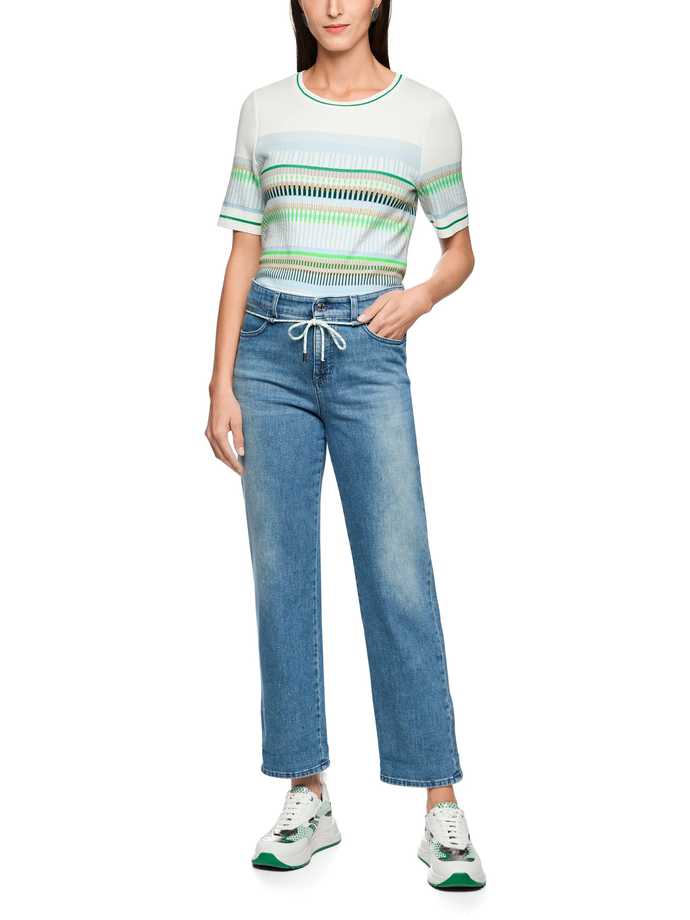 Jeans FENDOU Regular Fit mit Kordel - Image 6