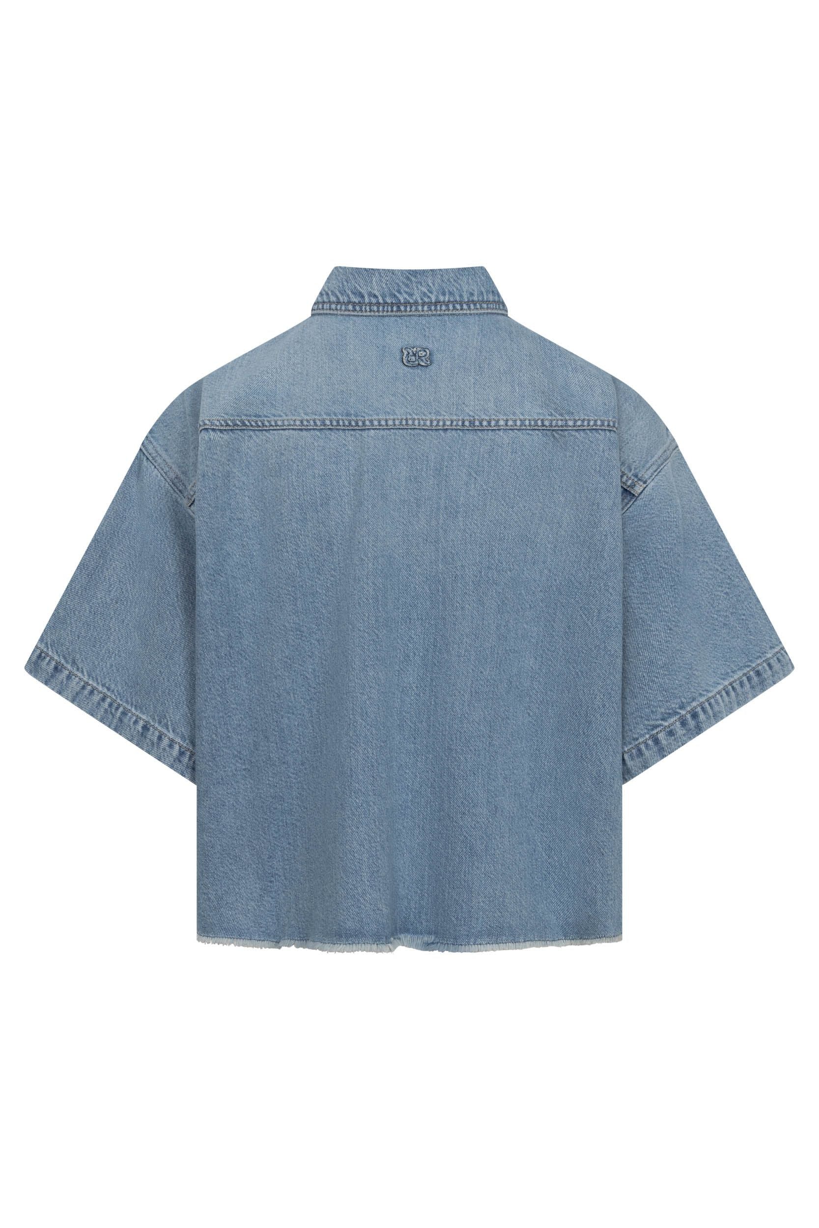 Jeans-Overshirt ZURI aus Baumwollmix - Image 2