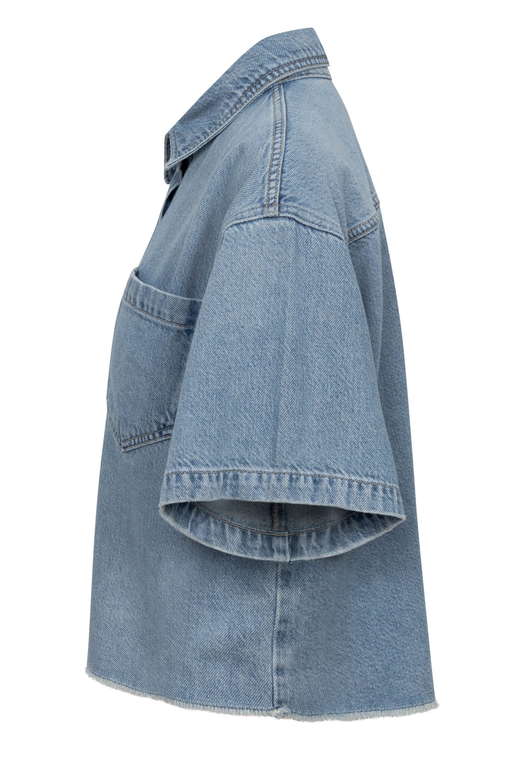 Jeans-Overshirt ZURI aus Baumwollmix - Image 3