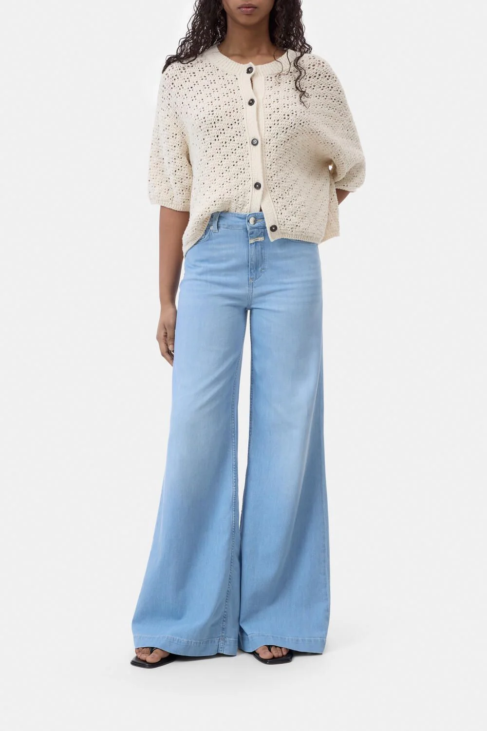 Jeans Wide Leg aus Baumwolle - Image 2