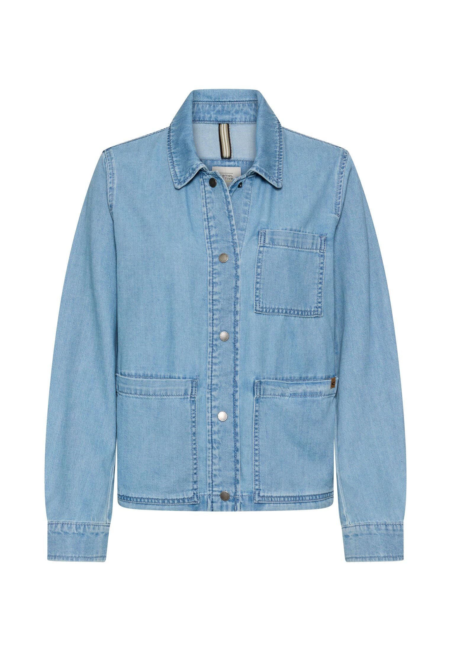 Jeansblazer aus Baumwollmix