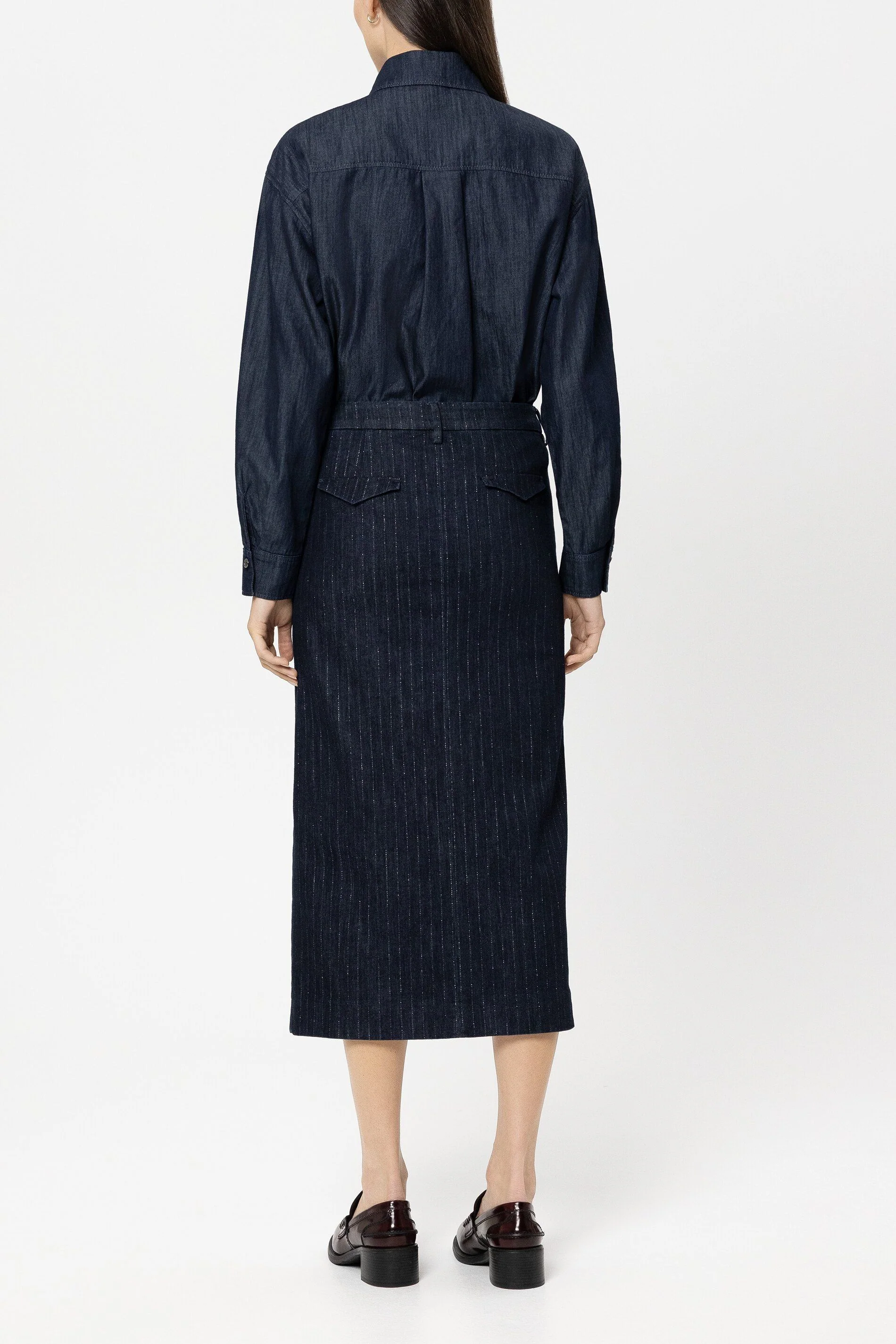Jeansbluse aus Baumwolle - Image 4