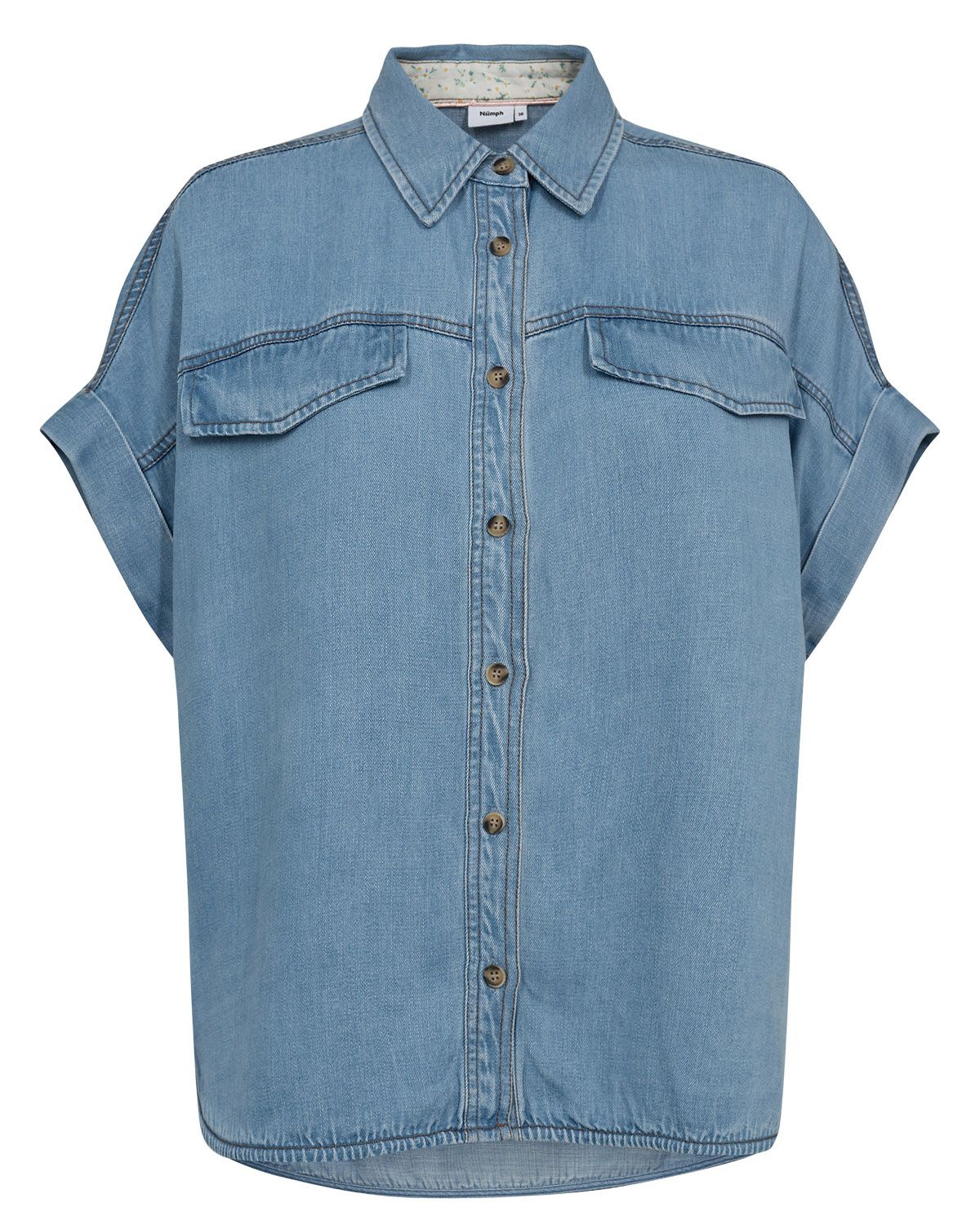Jeansbluse NUELIDA aus Lyocell