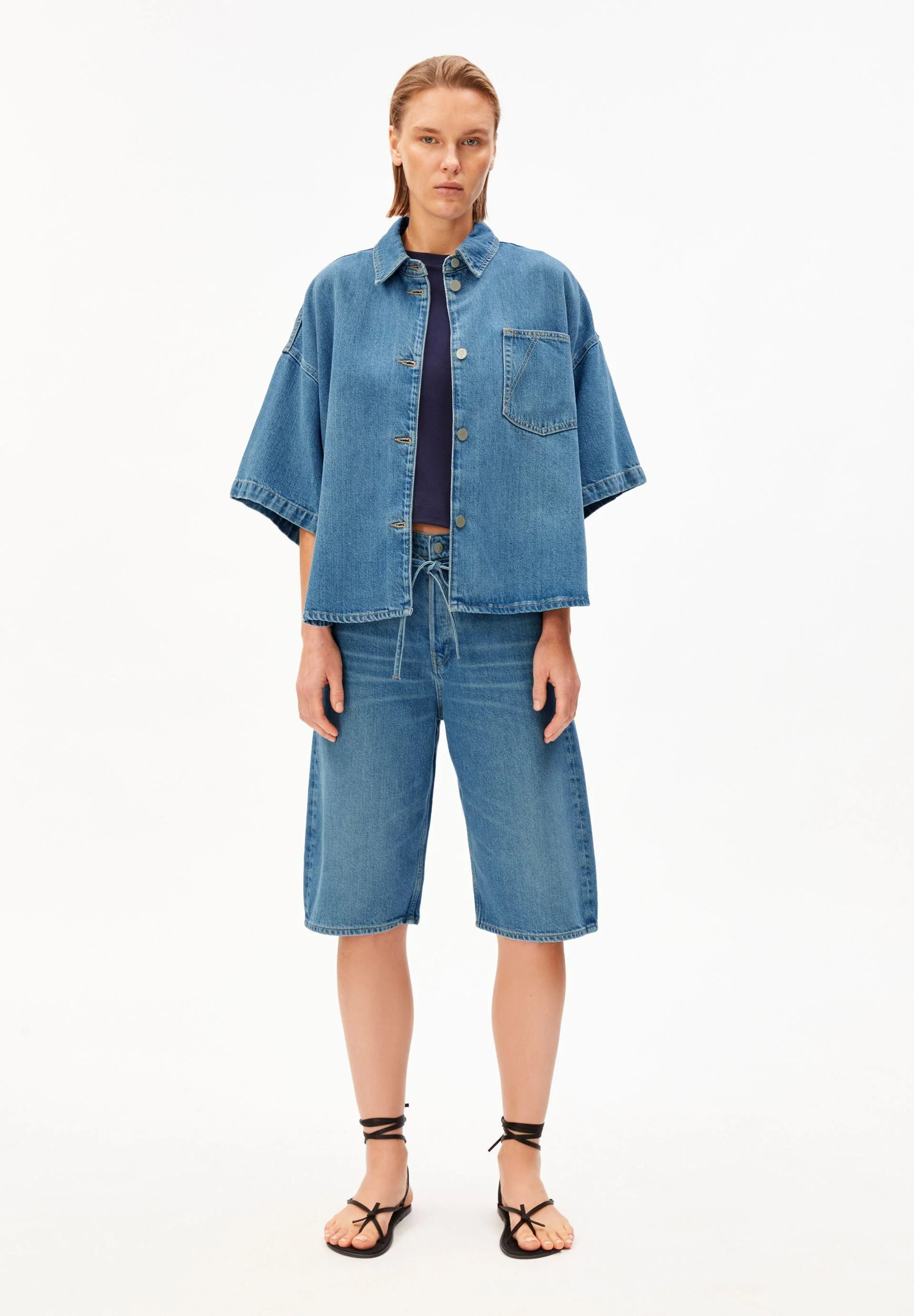 Jeansbluse Relaxed Fit - Image 2