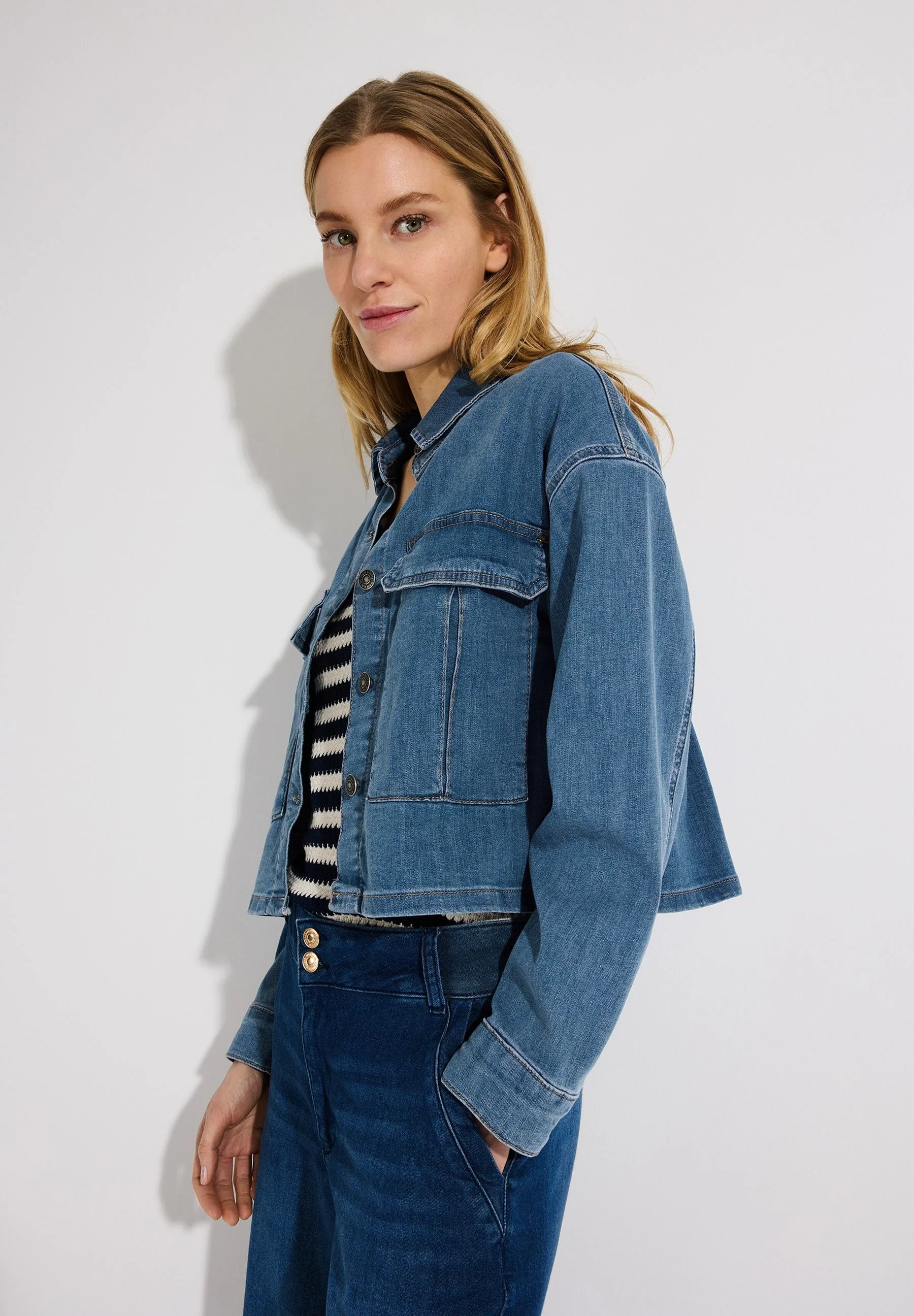 Jeansjacke aus Baumwolle - Image 3