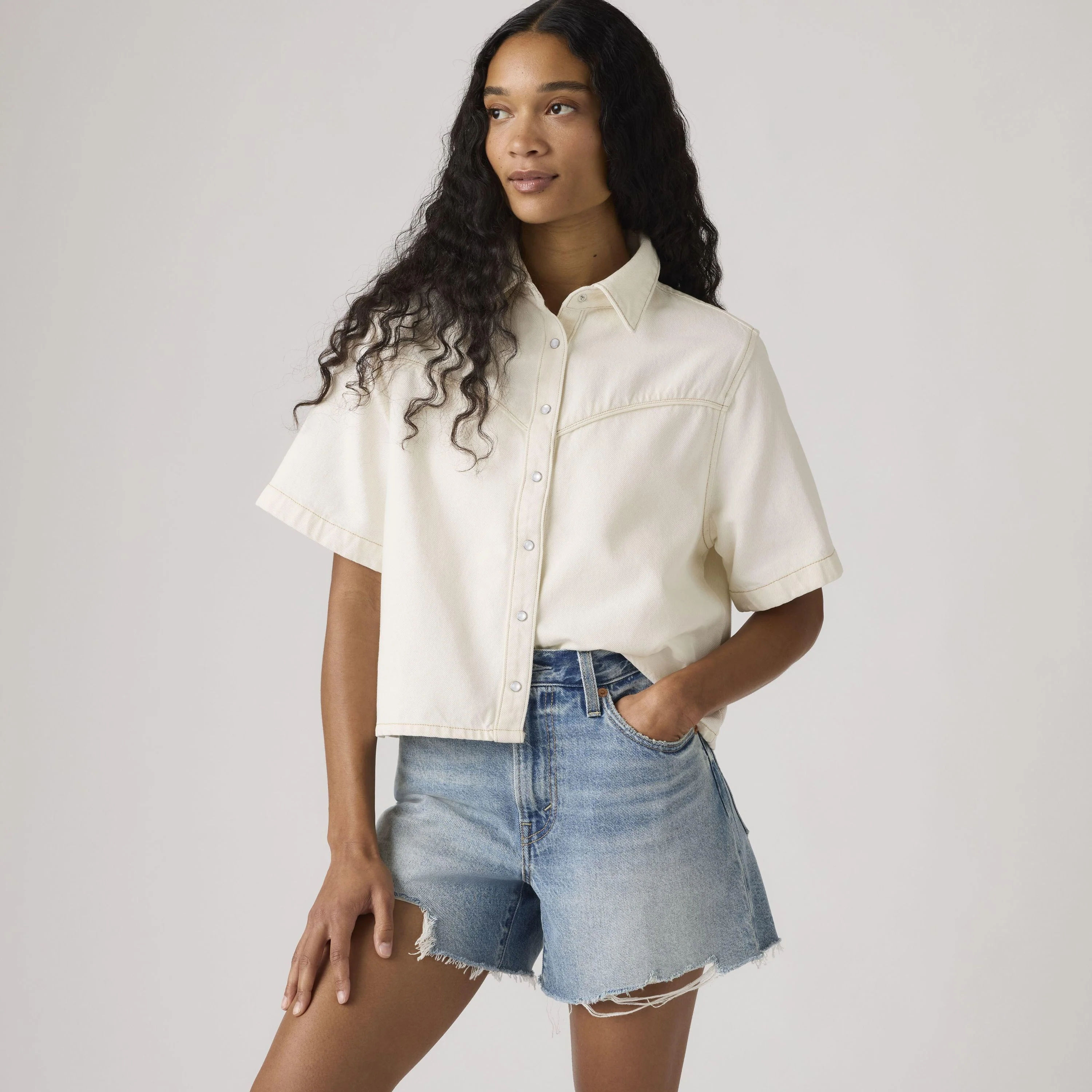 Jeansjacke aus Baumwolle - Image 3