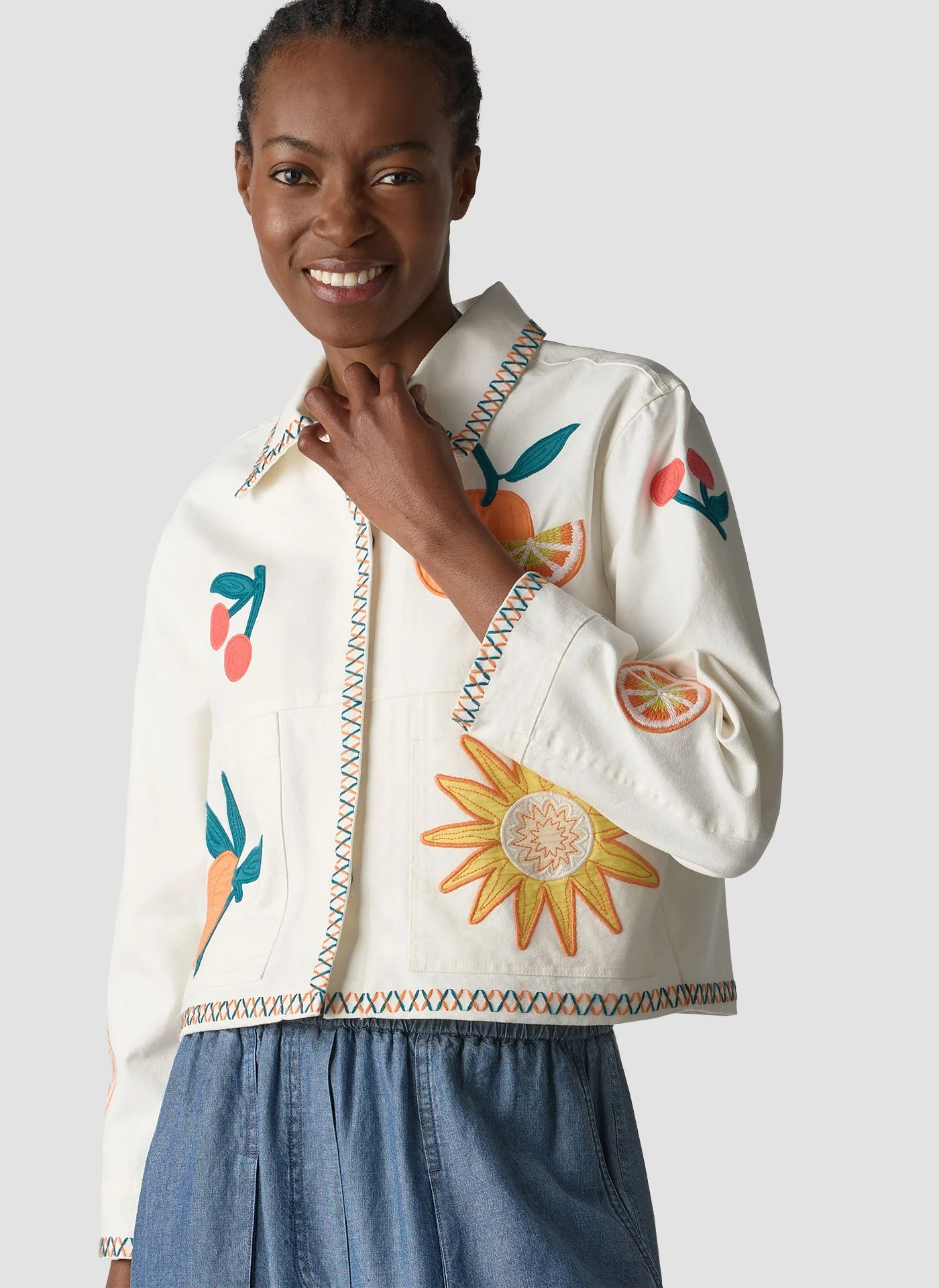 Jeansjacke aus Baumwolle - Image 3