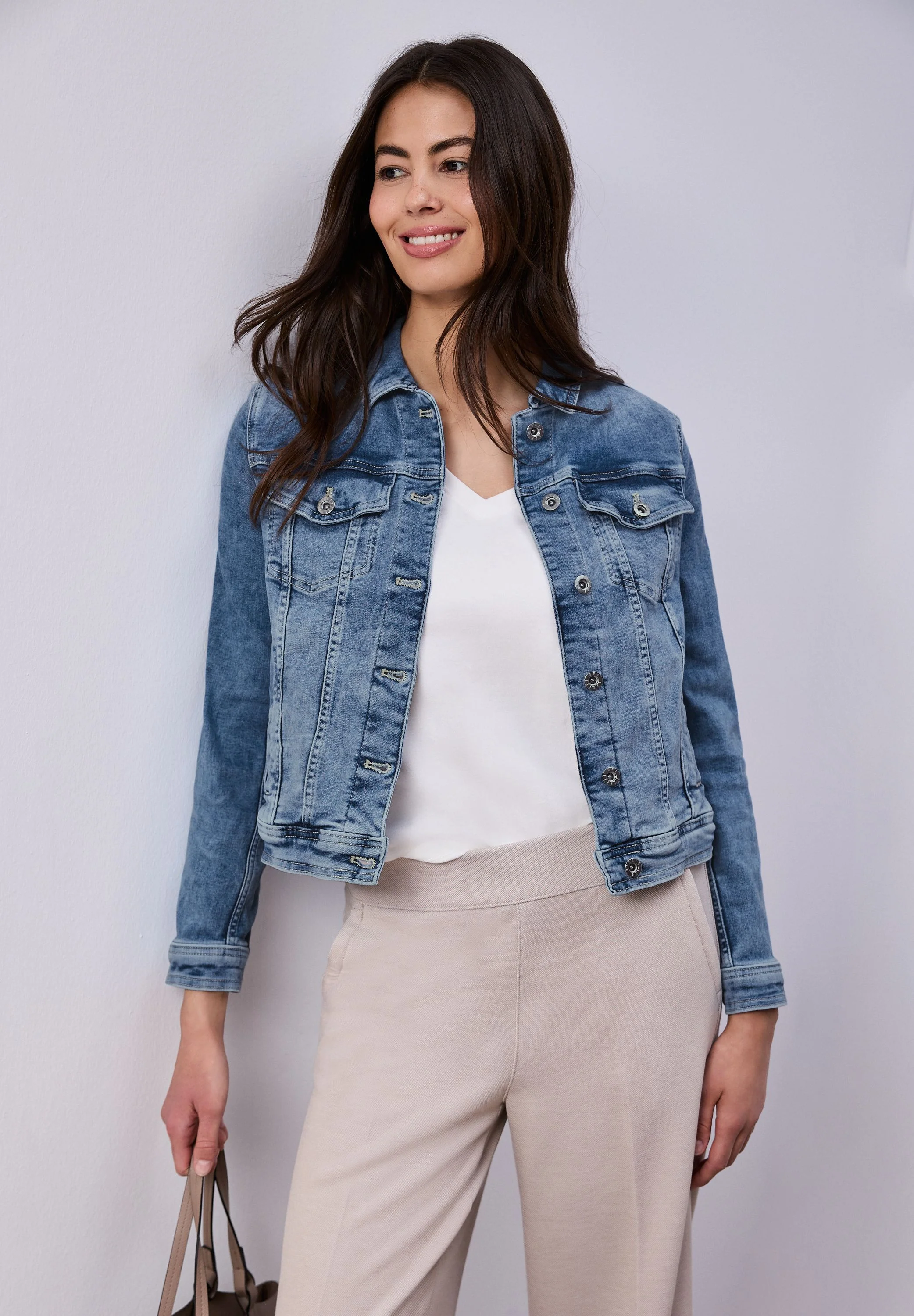 Jeansjacke aus Baumwollmix - Image 3