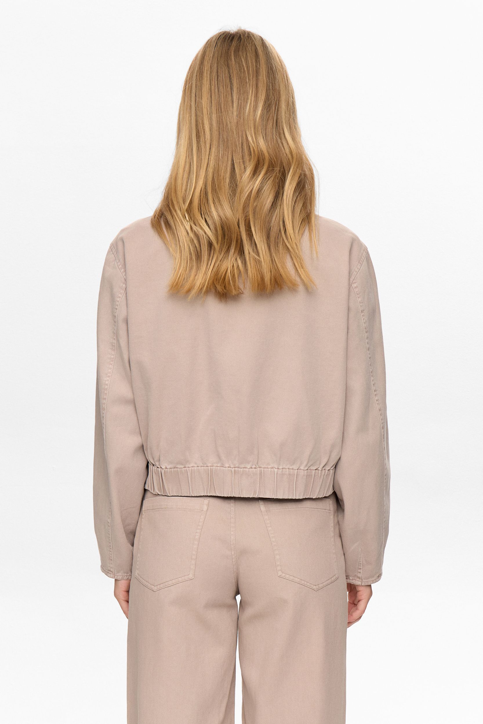 Jeansjacke cropped aus Baumwolle - Image 2