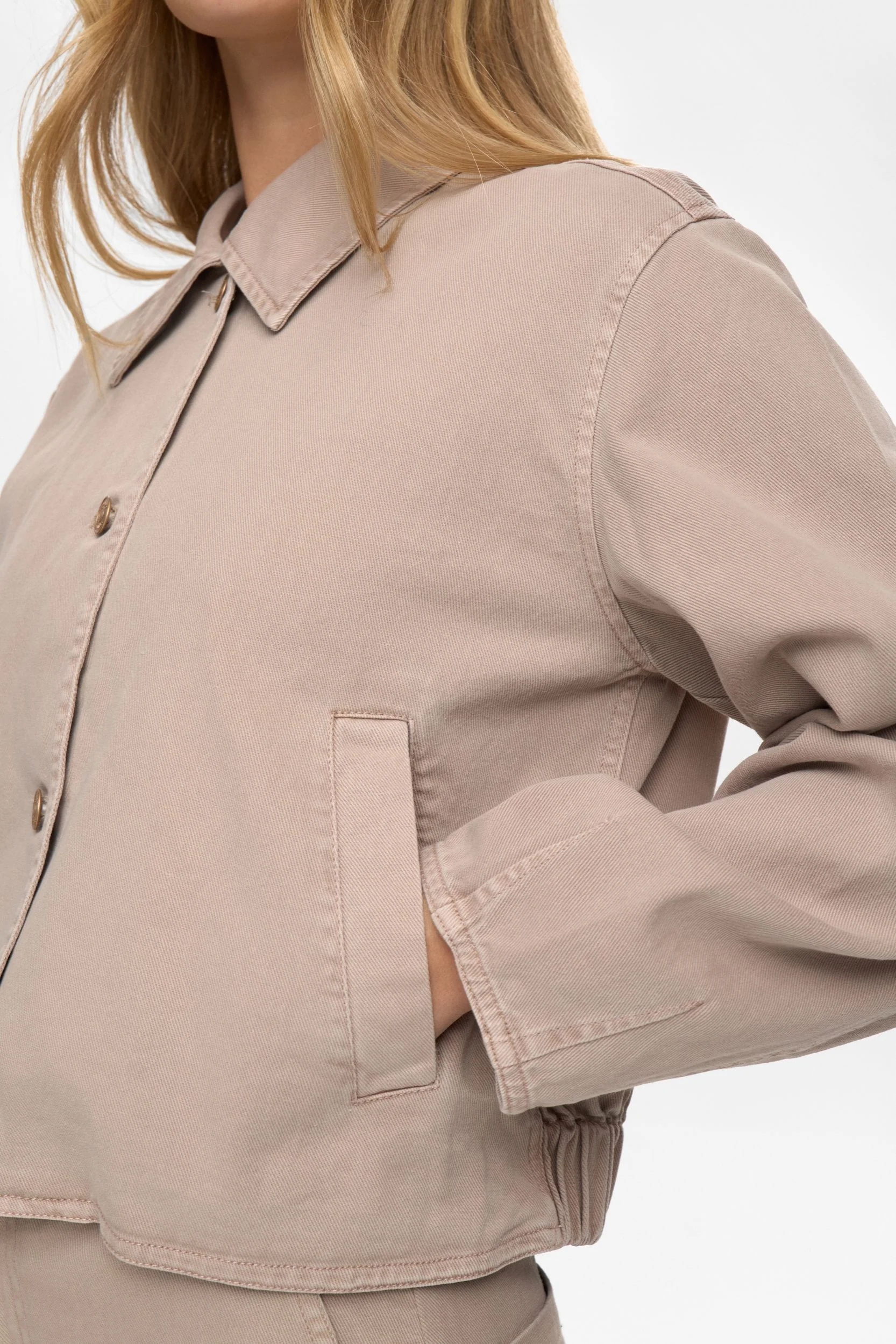 Jeansjacke cropped aus Baumwolle - Image 5