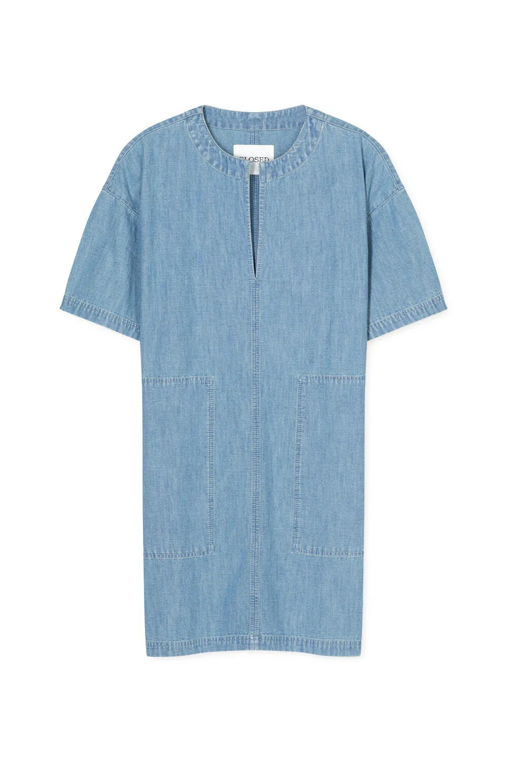 Jeanskleid Mini aus Baumwolle