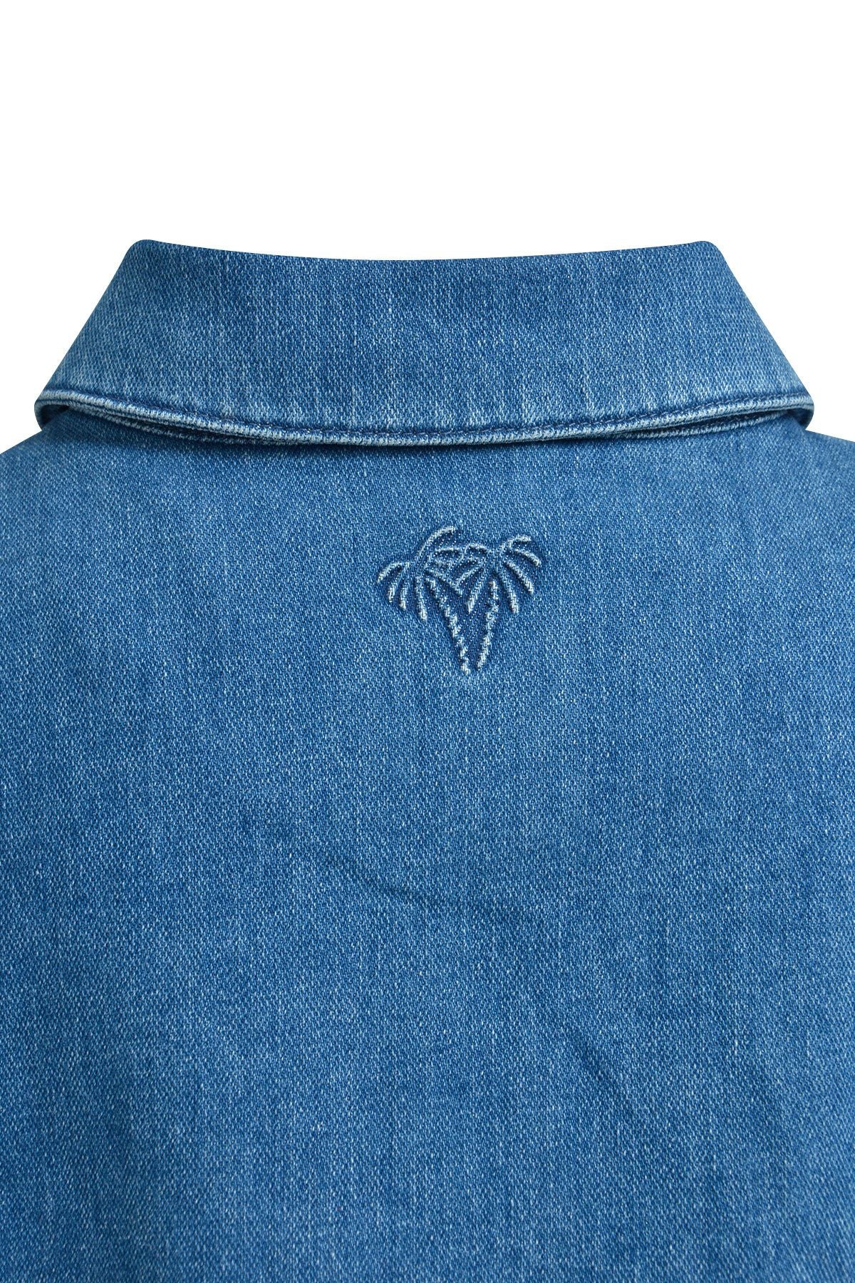 Jeansovershirt aus Baumwollmix - Image 3