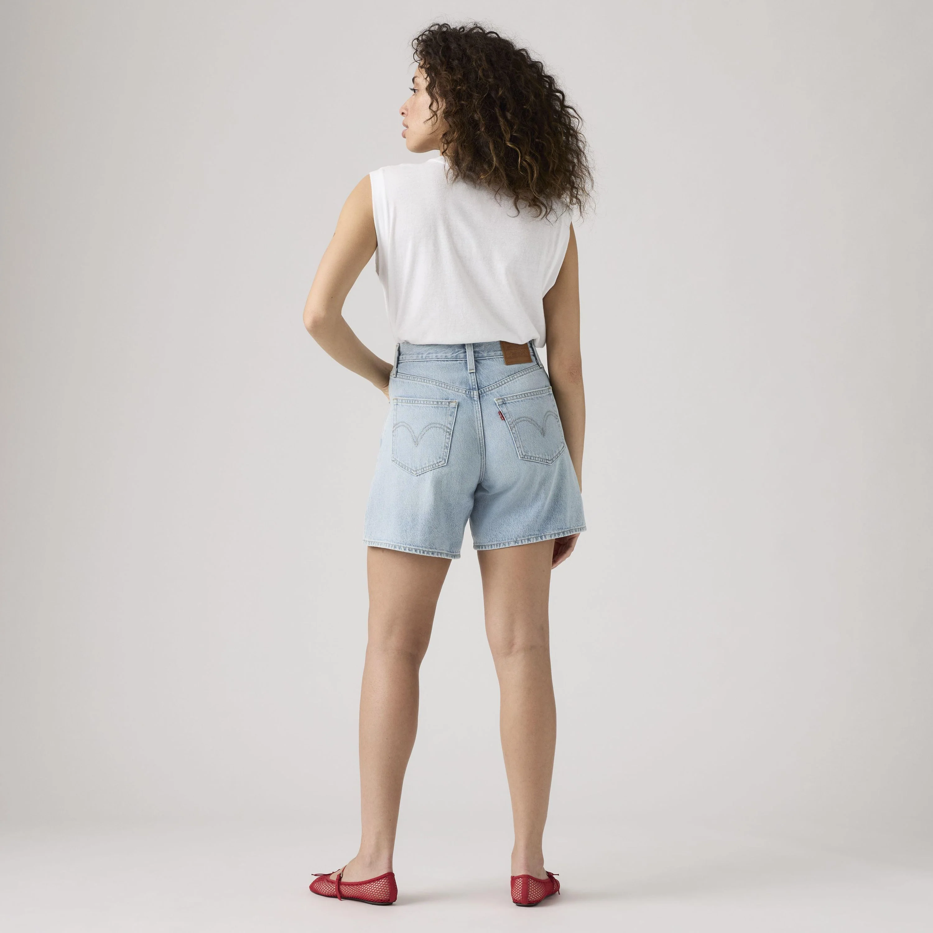 Jeansshorts High Waist Baggy - Image 3