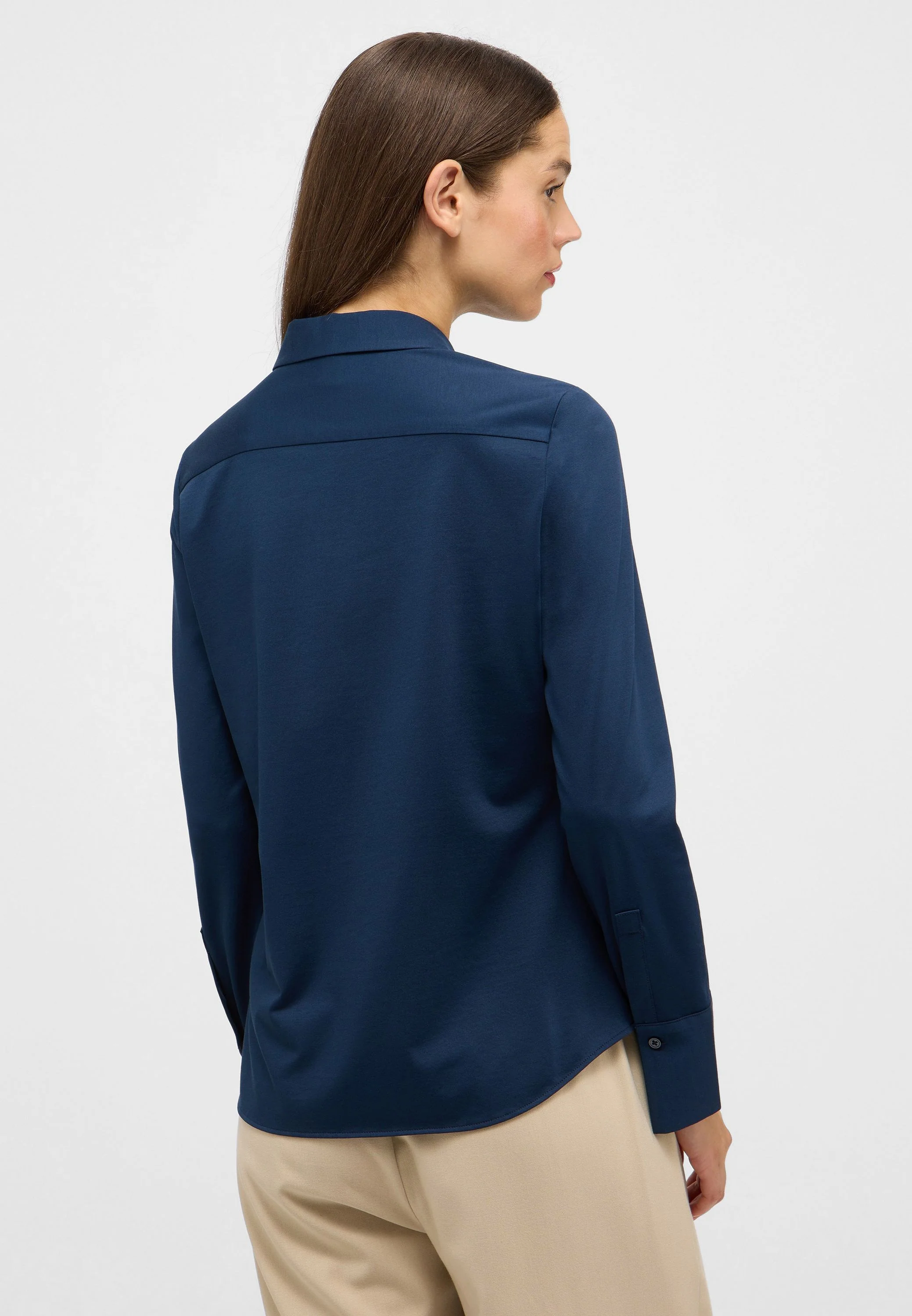 Jersey-Bluse aus Baumwollmix - Image 3