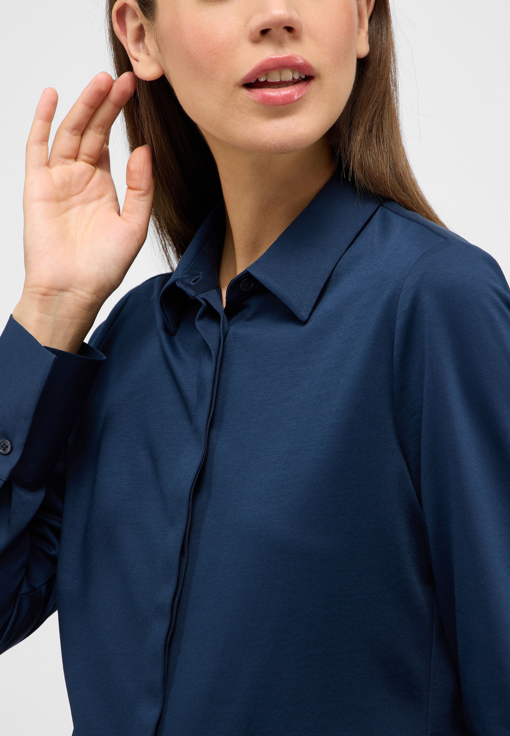 Jersey-Bluse aus Baumwollmix - Image 5