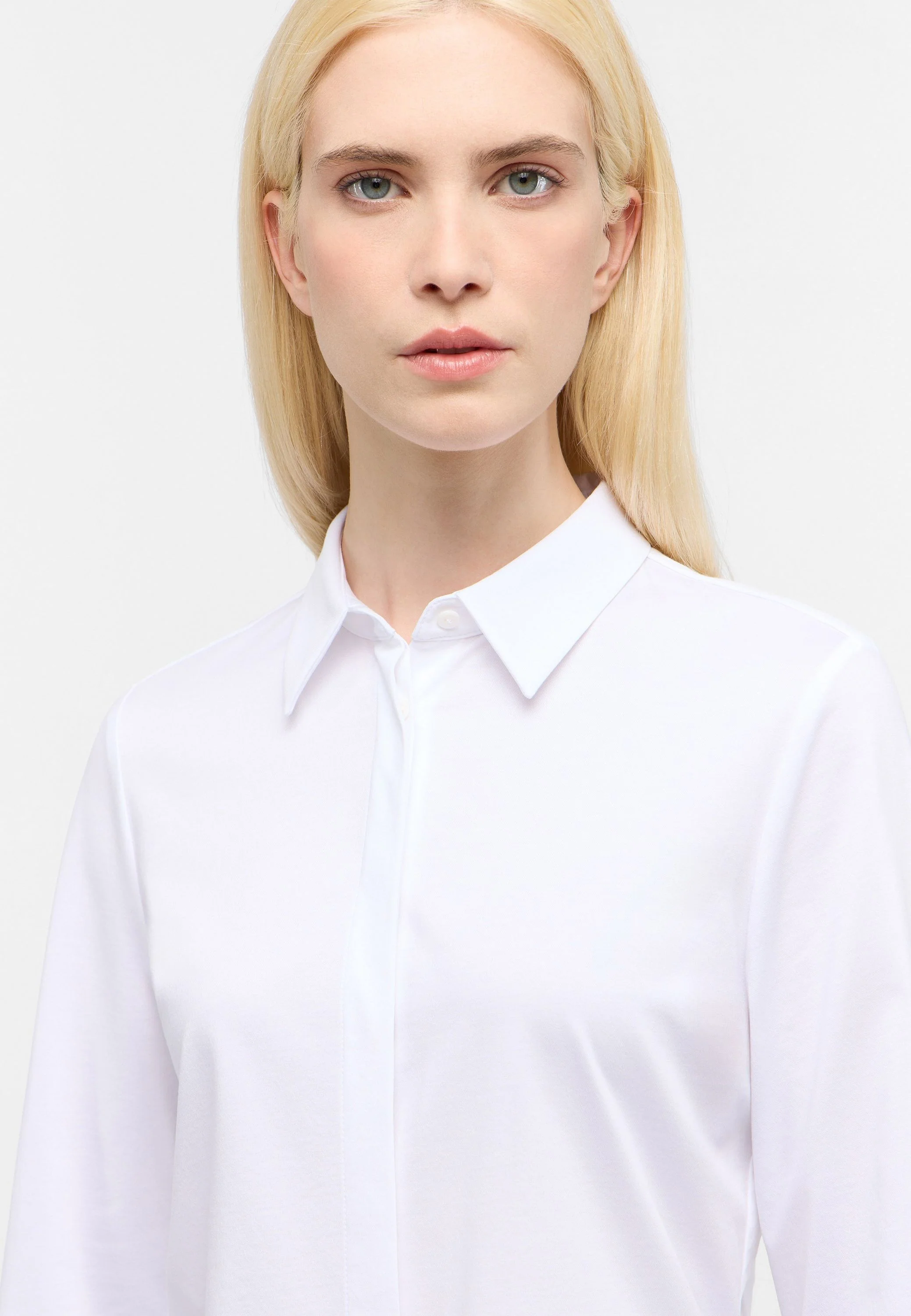 Jersey-Bluse aus Baumwollmix - Image 5