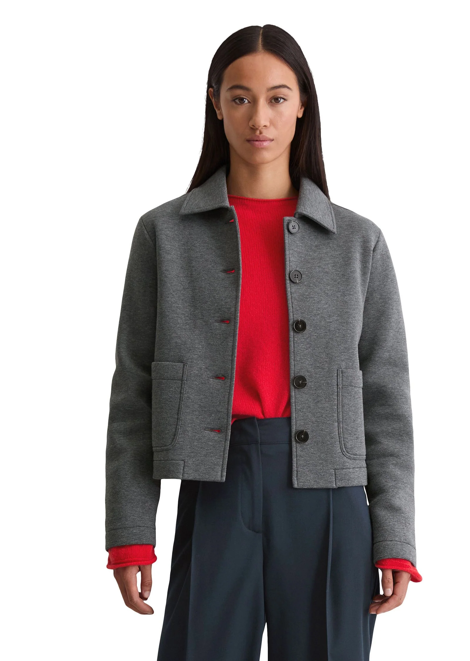 Jerseyjacke aus Baumwollmix - Image 3