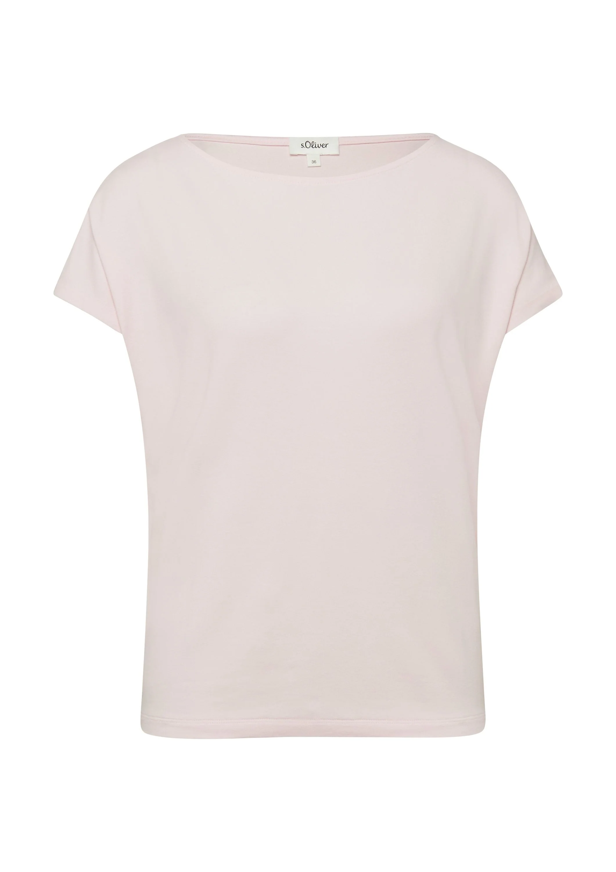 Jerseyshirt mit überschnittenen Schultern