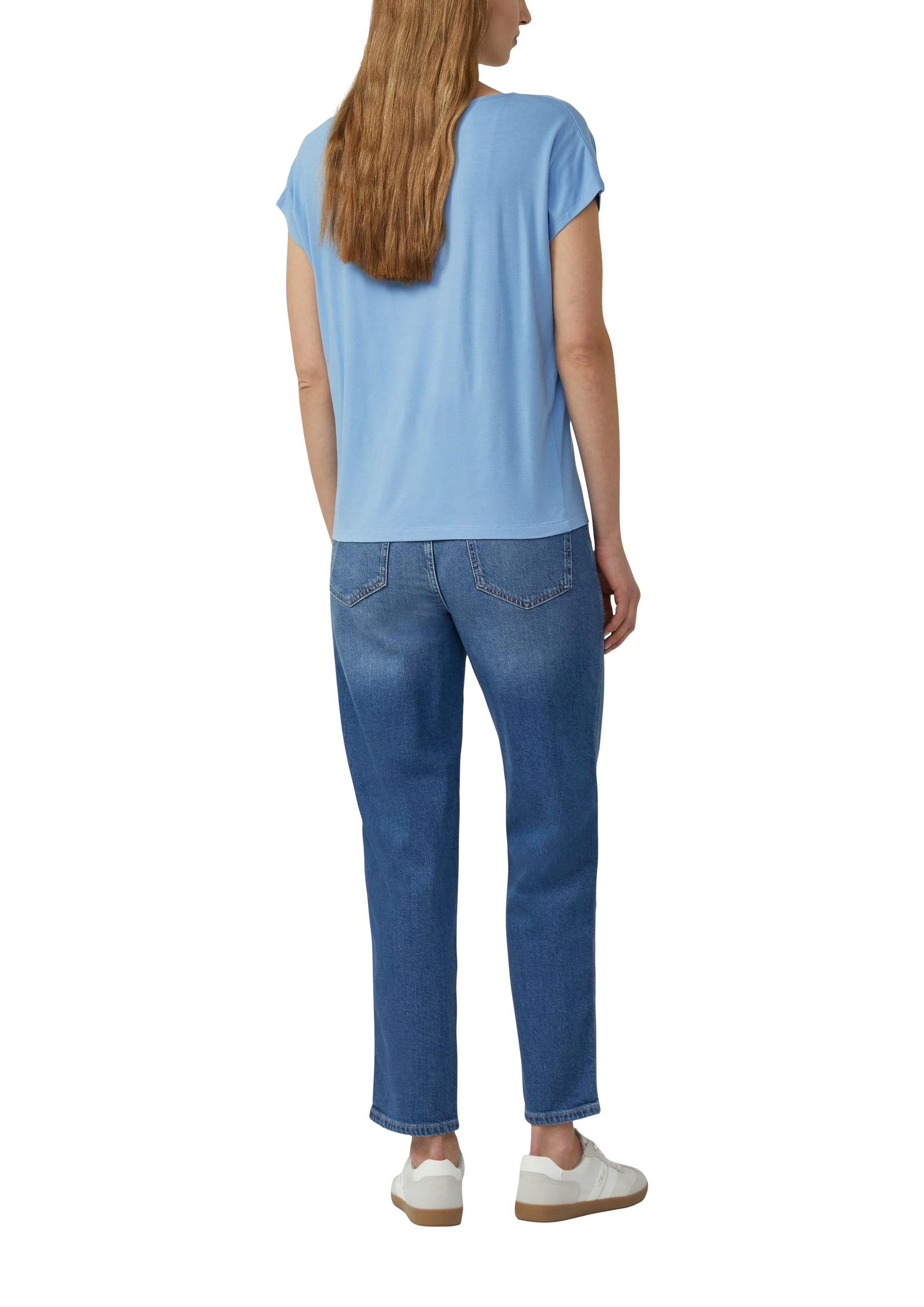 Jerseyshirt mit überschnittenen Schultern - Image 3