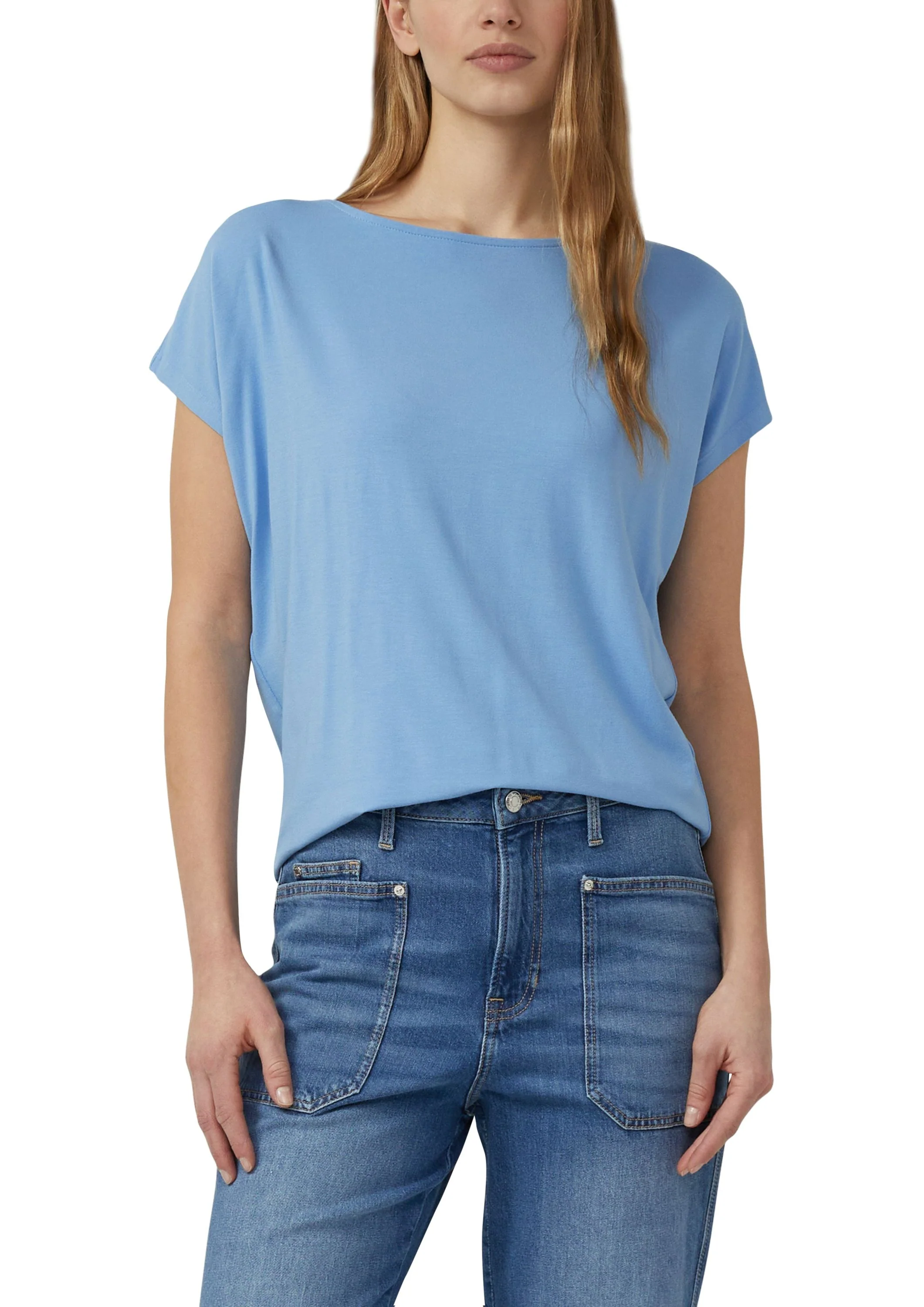 Jerseyshirt mit überschnittenen Schultern - Image 5