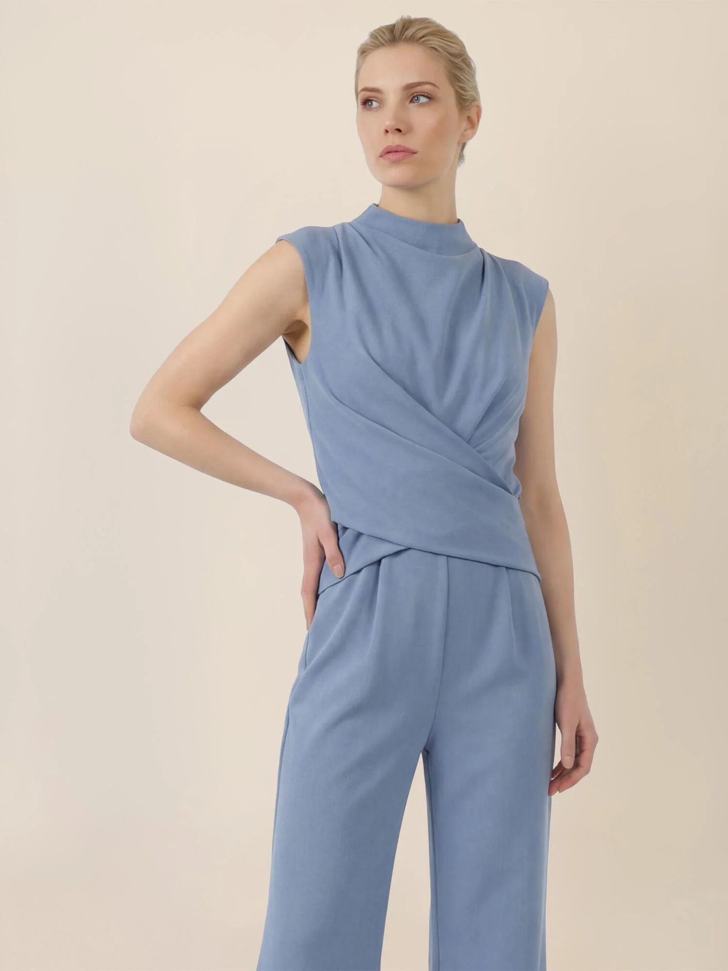 Jumpsuit Maxi mit Stehkragen - Image 5