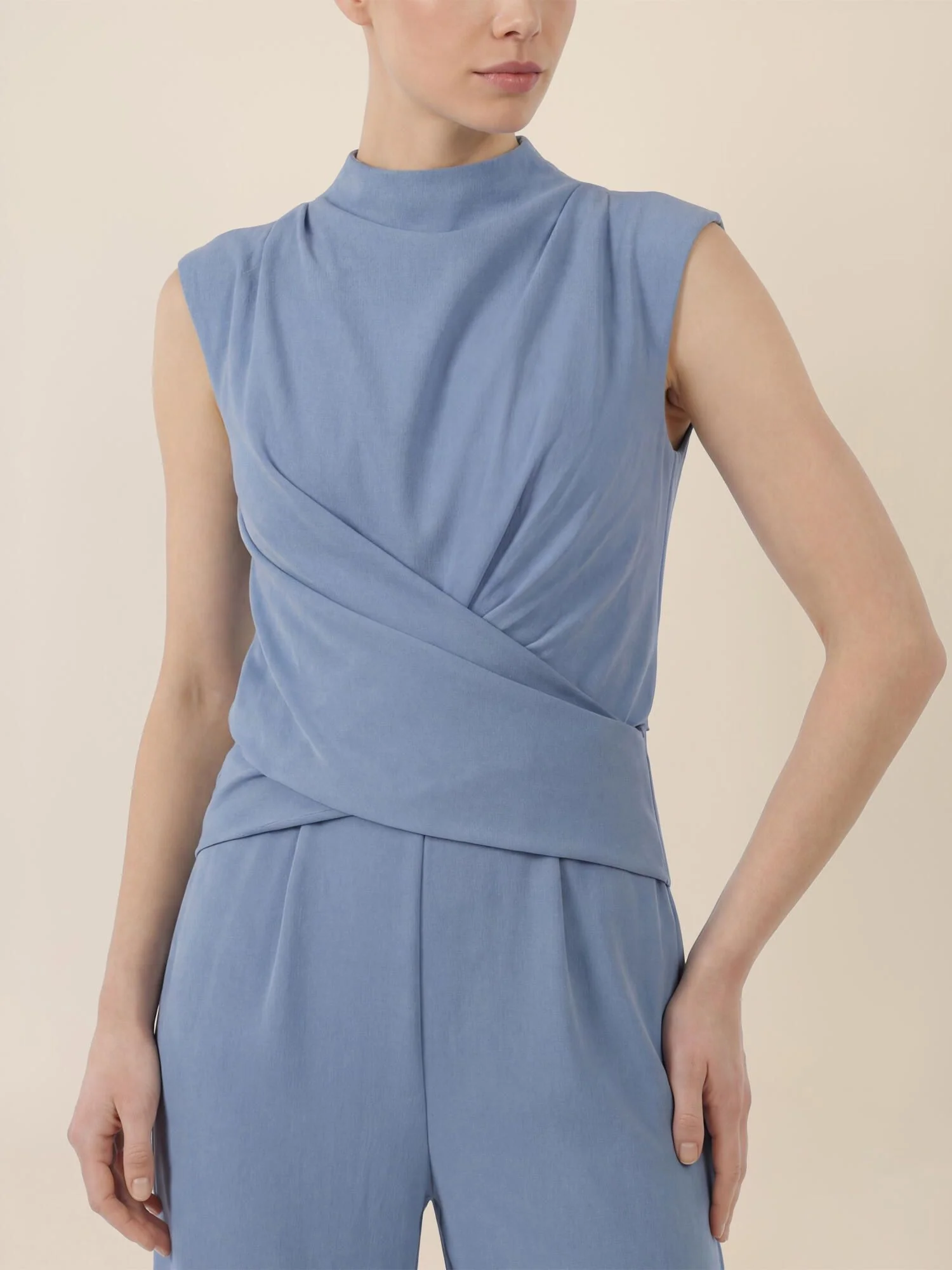 Jumpsuit Maxi mit Stehkragen - Image 6