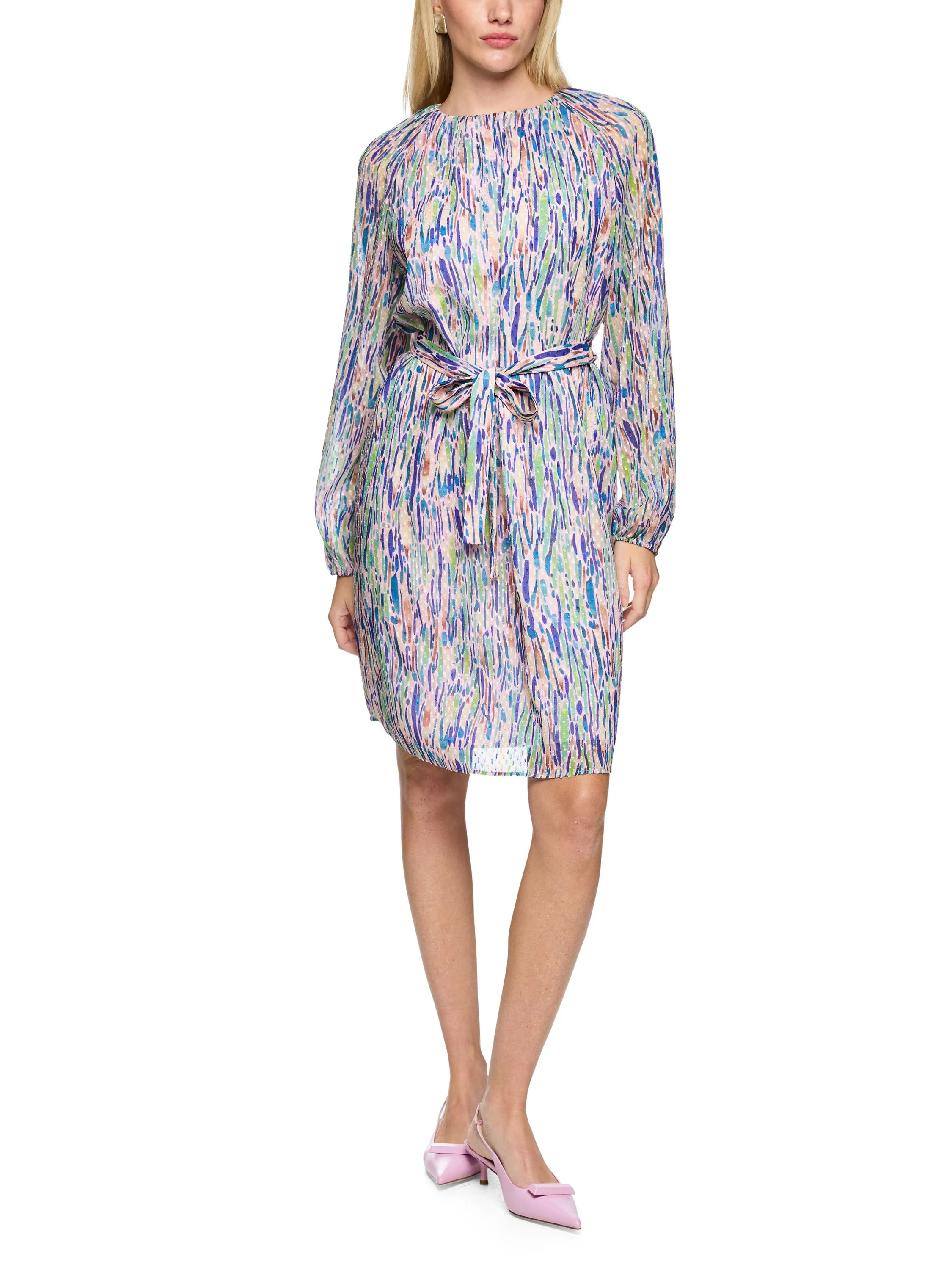 Kleid Mini mit Bindegürtel - Image 5