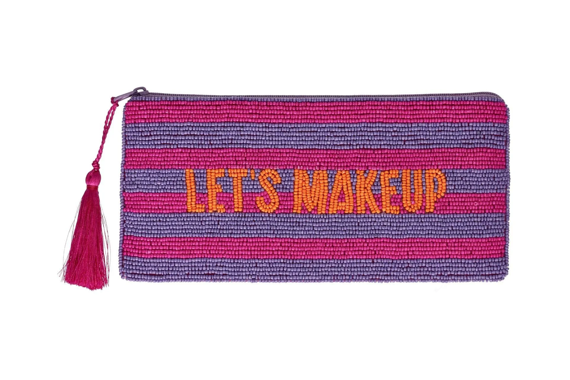 Kosmetiktasche mit Perlen LET'S MAKEUP