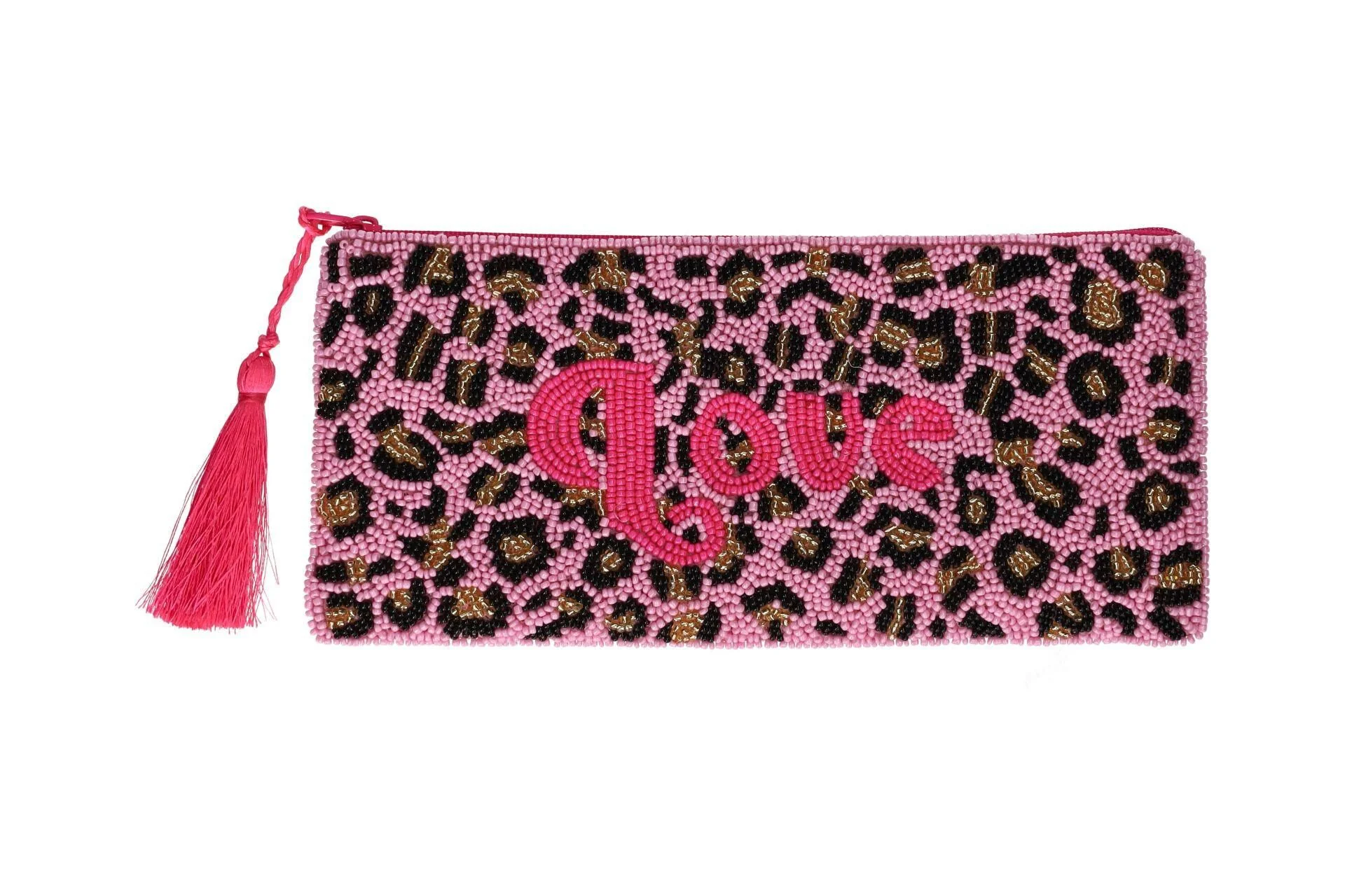 Kosmetiktasche mit Perlen LOVE