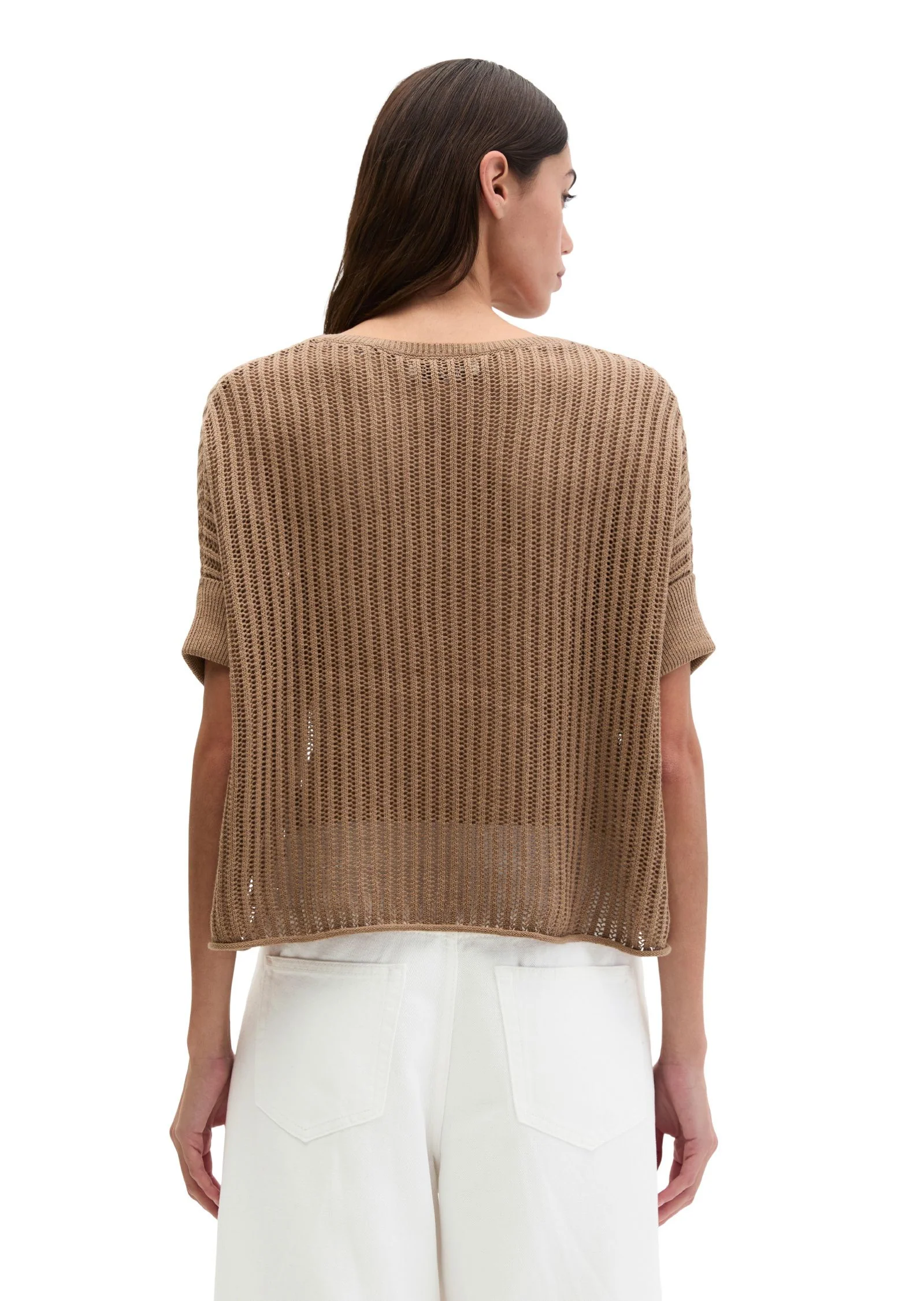 Kurzarm-Strickpullover Boxy Fit - Image 2