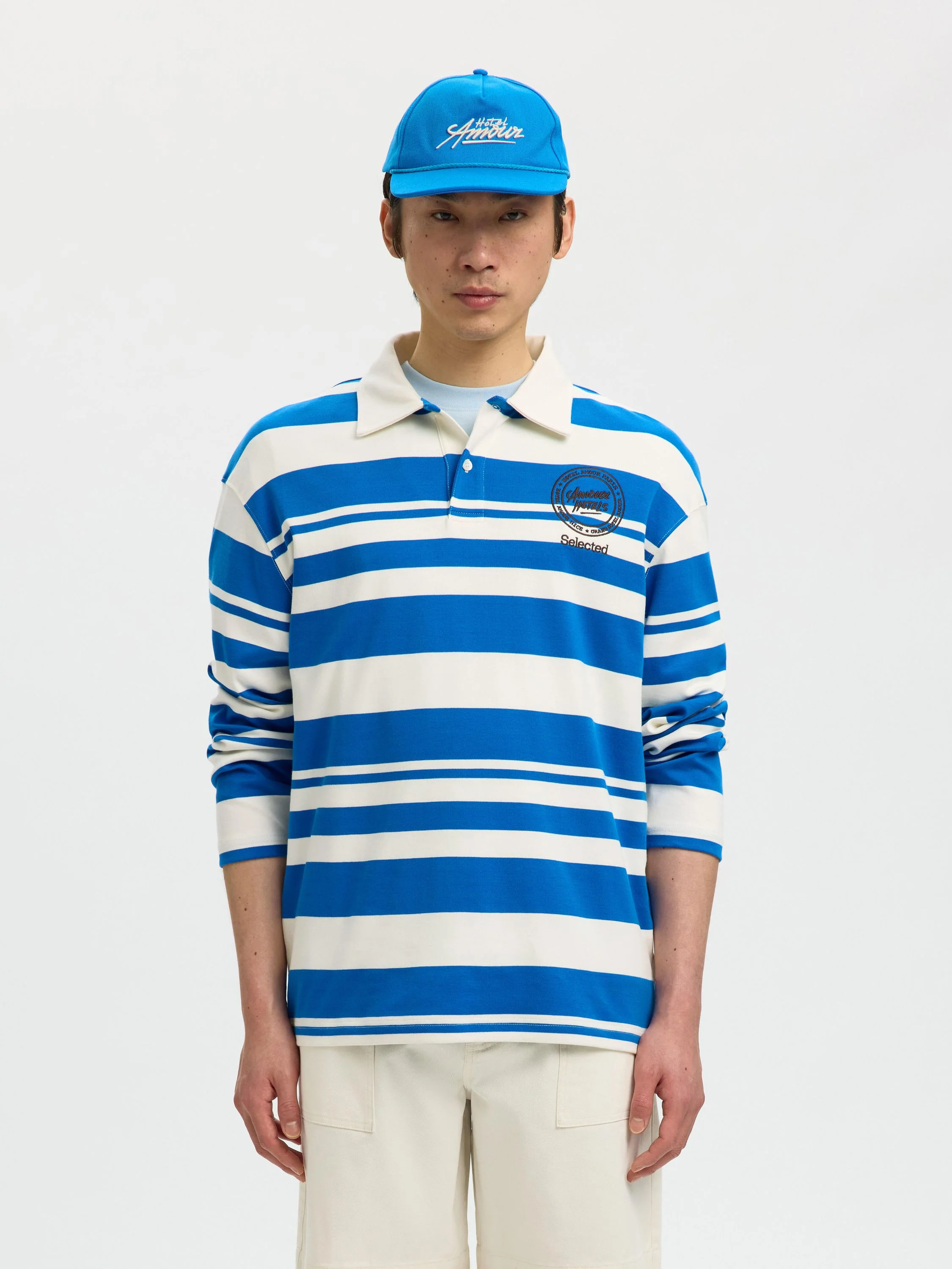 Langarmpoloshirt HOTEL AMOUR aus Bio-Baumwolle - Image 2