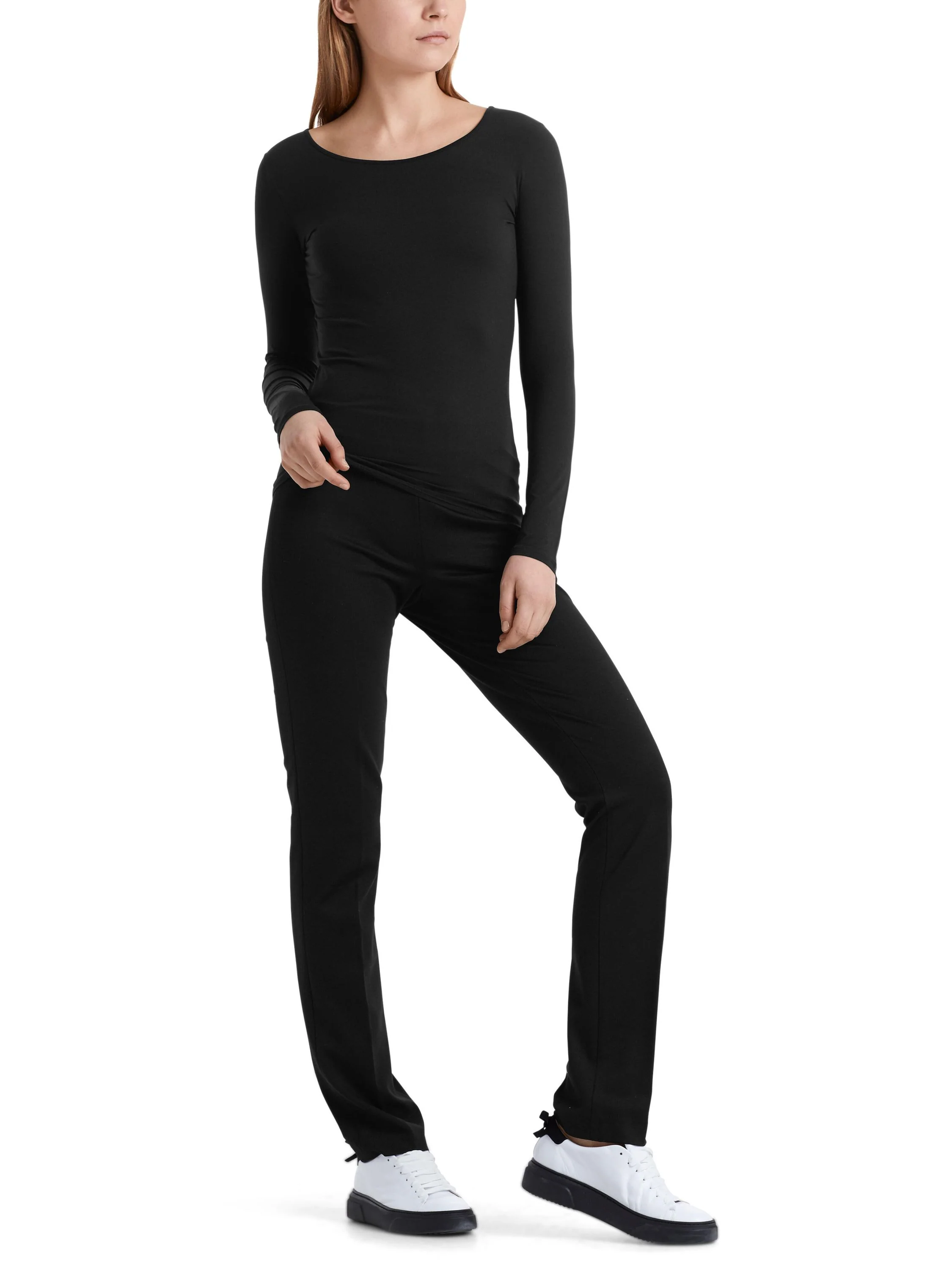 Langarmshirt aus dezent transparentem Material - Image 4