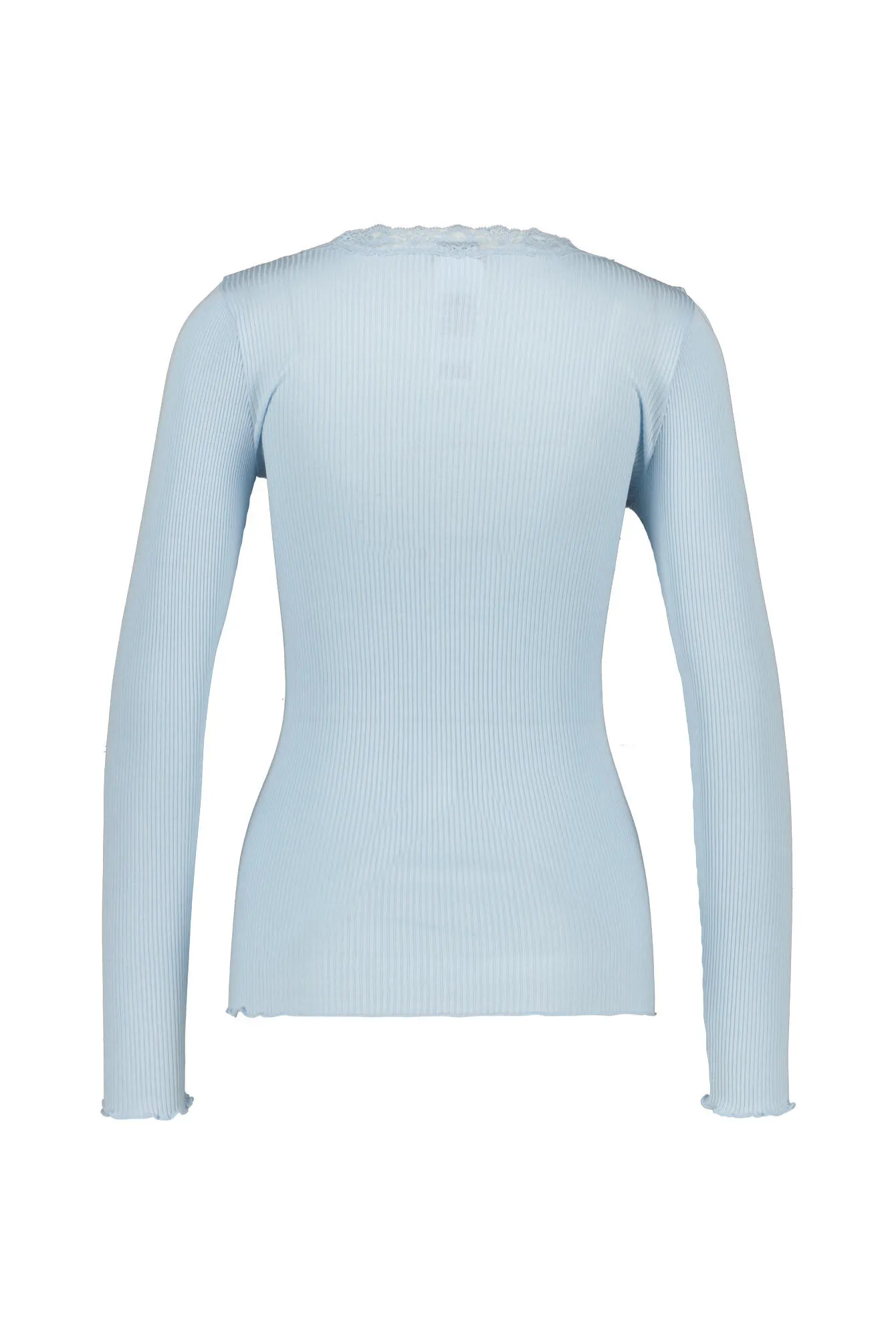 Langarmshirt aus Seide-, Baumwollmix - Image 2