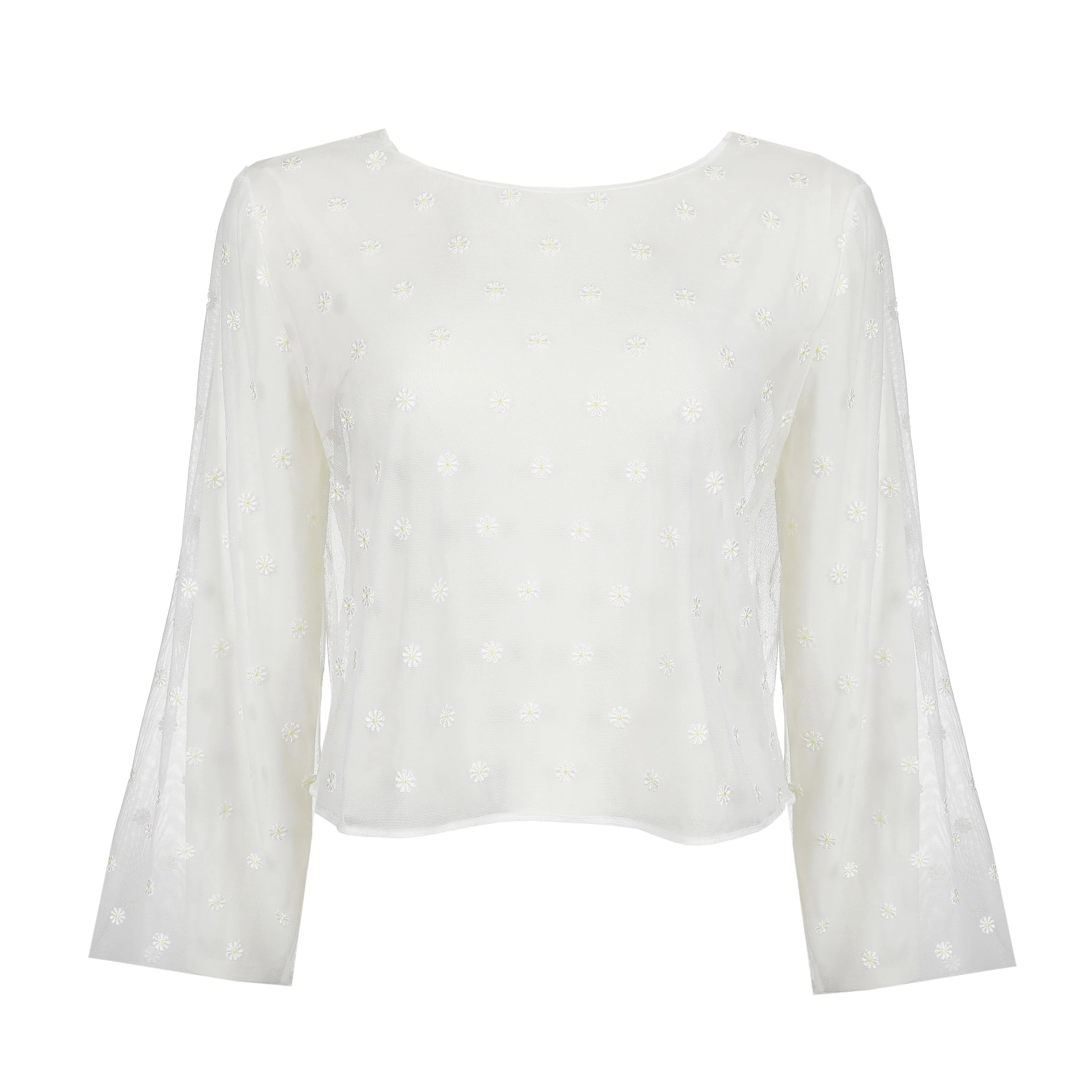 Langarmshirt AVERO transparent