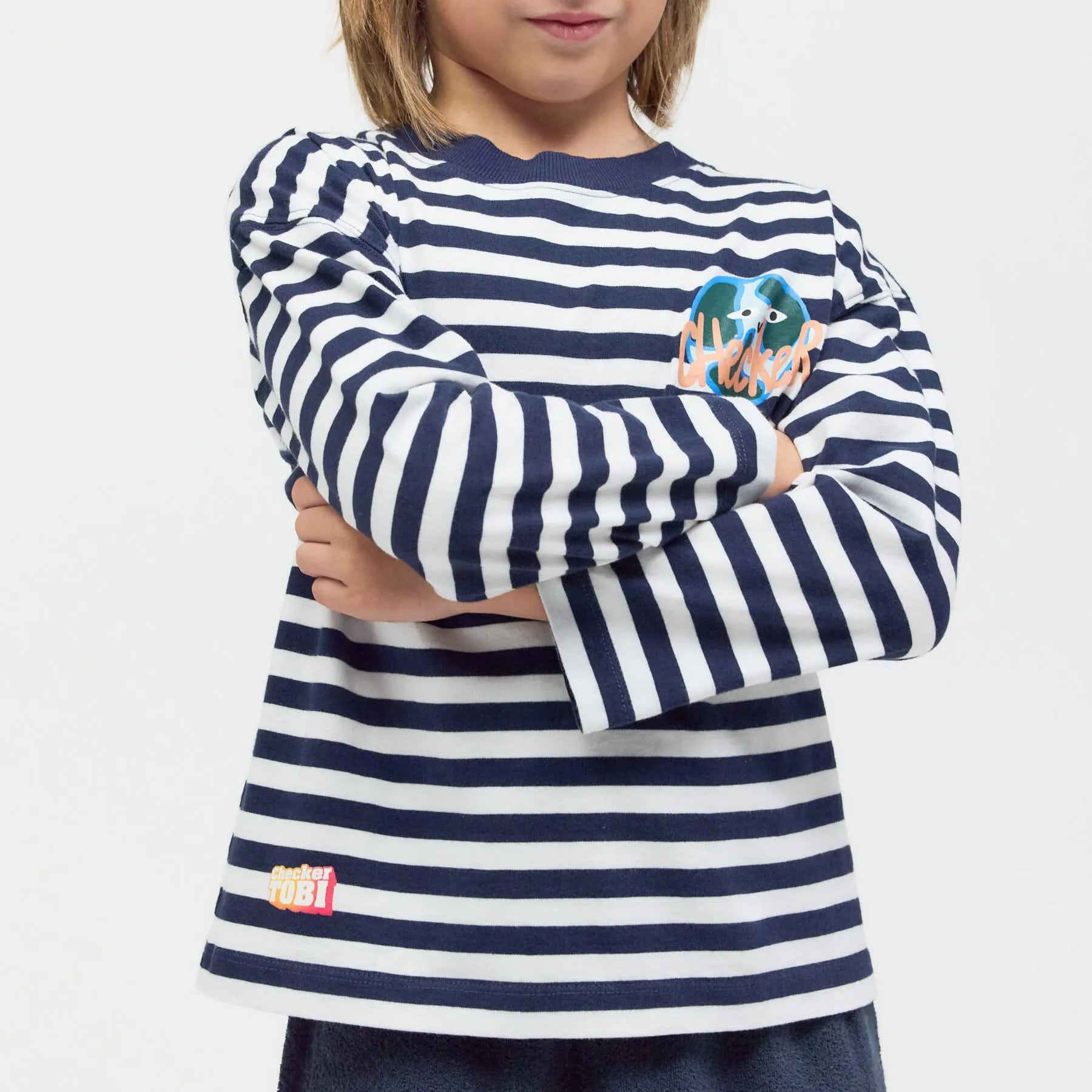 Langarmshirt CHECKER TOBI Relaxed FIT - Image 2