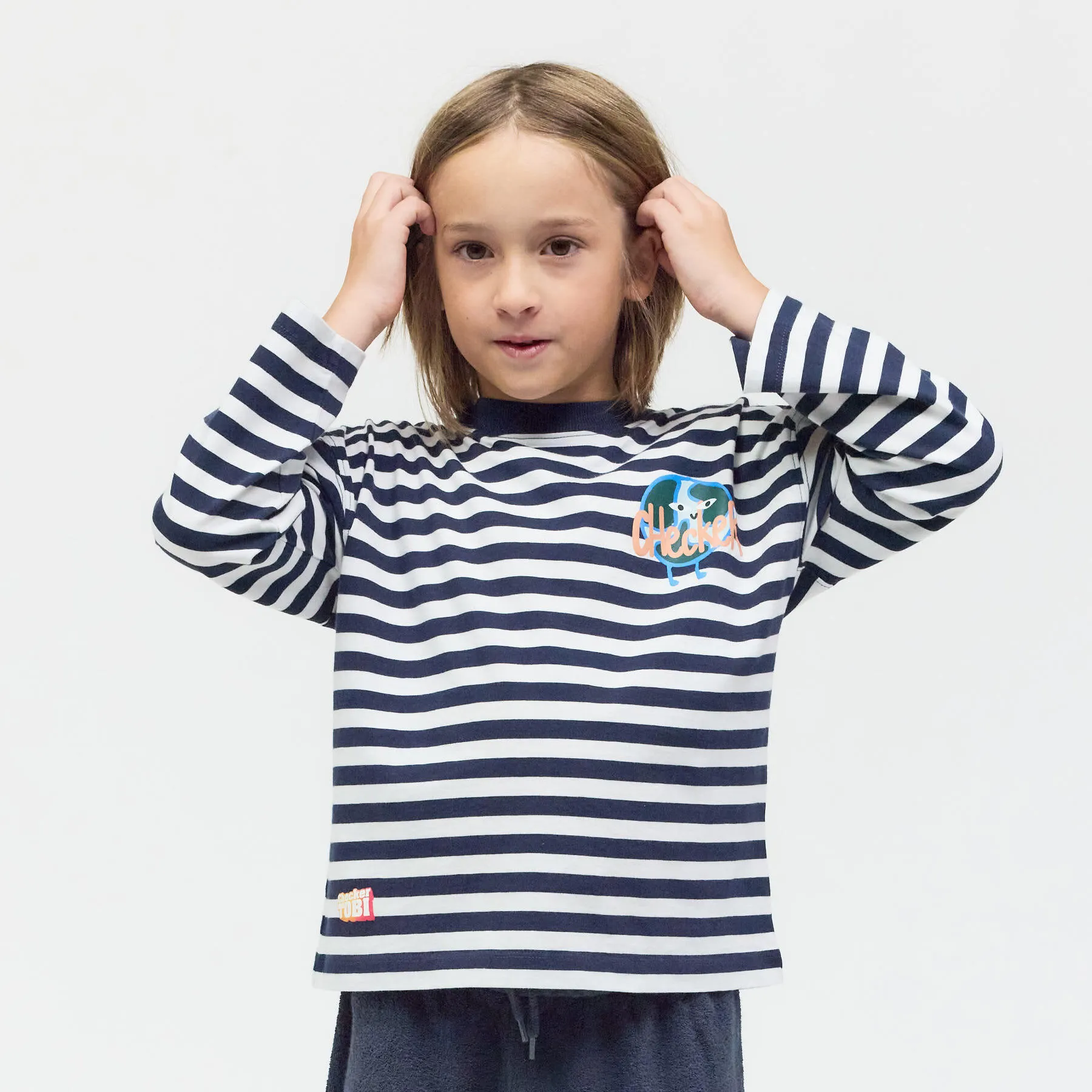 Langarmshirt CHECKER TOBI Relaxed FIT - Image 3