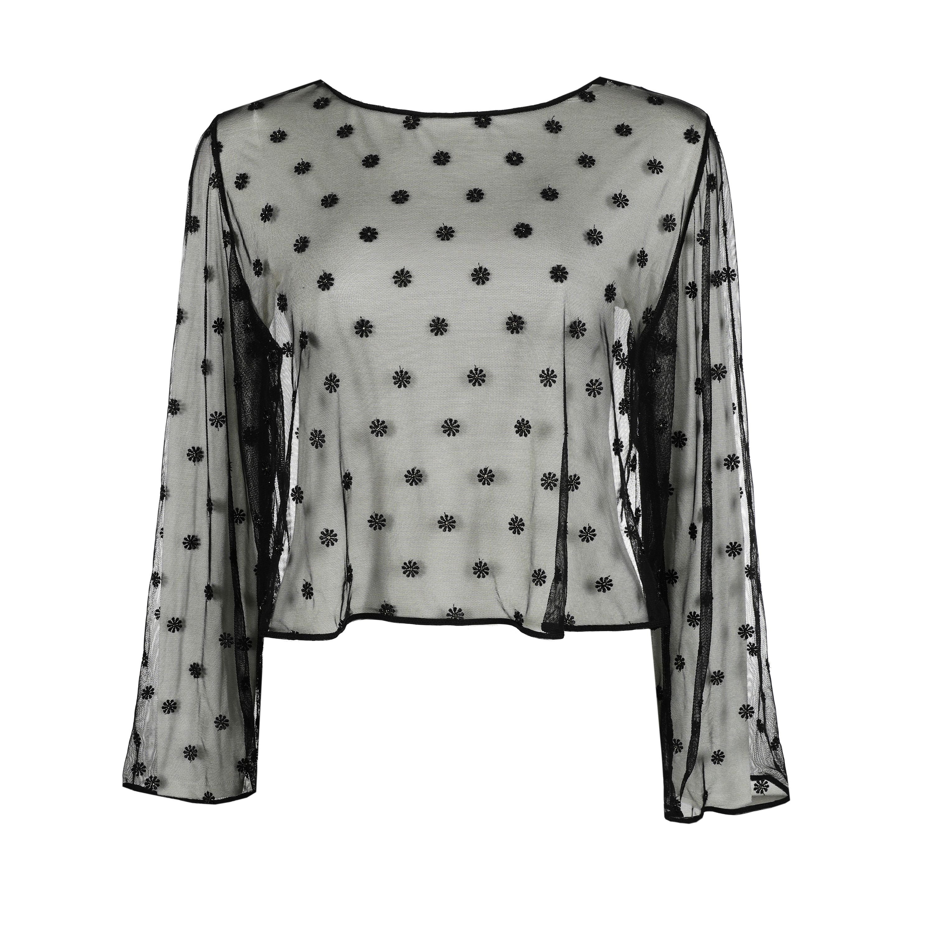 Langarmshirt DAISY transparent