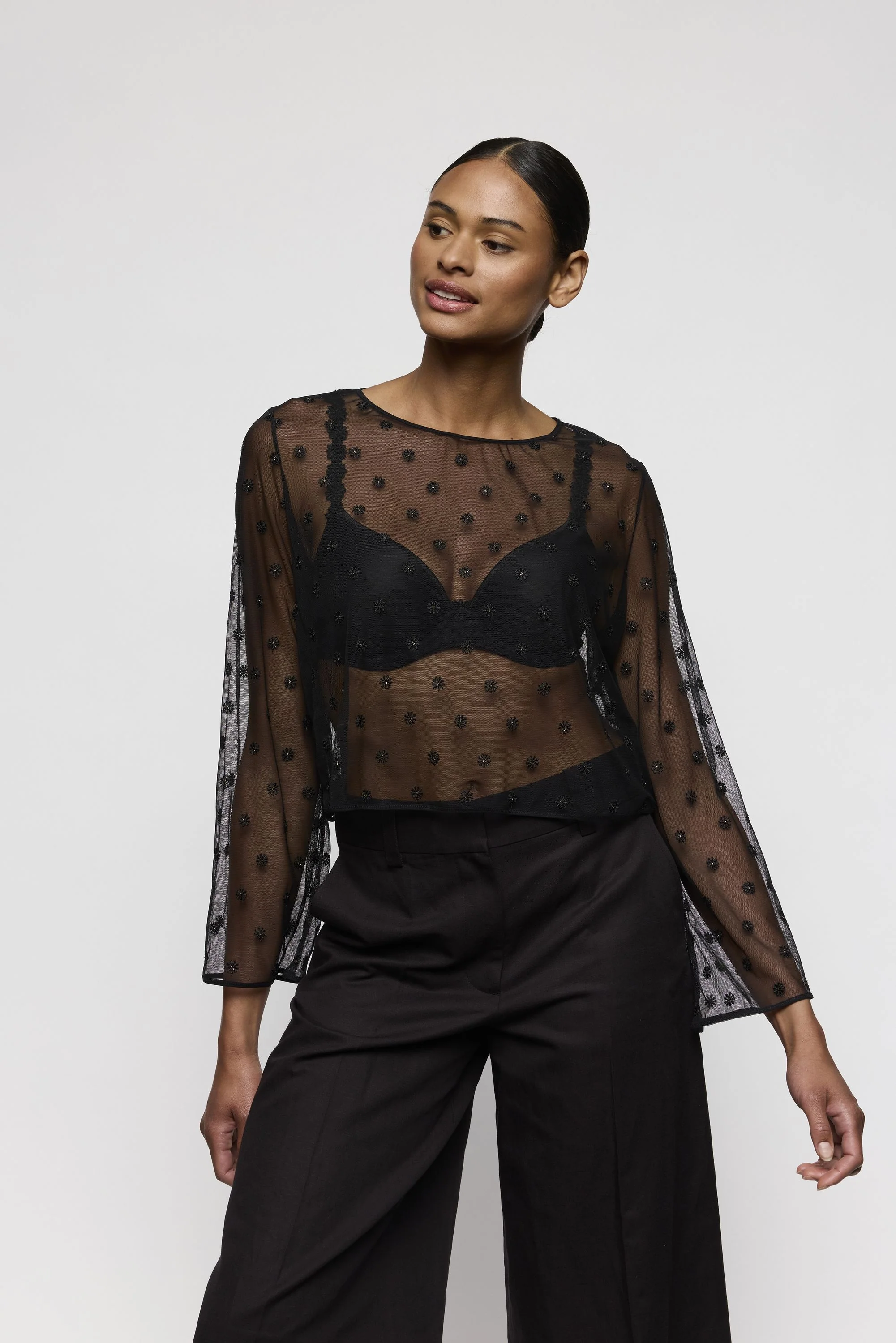 Langarmshirt DAISY transparent - Image 2