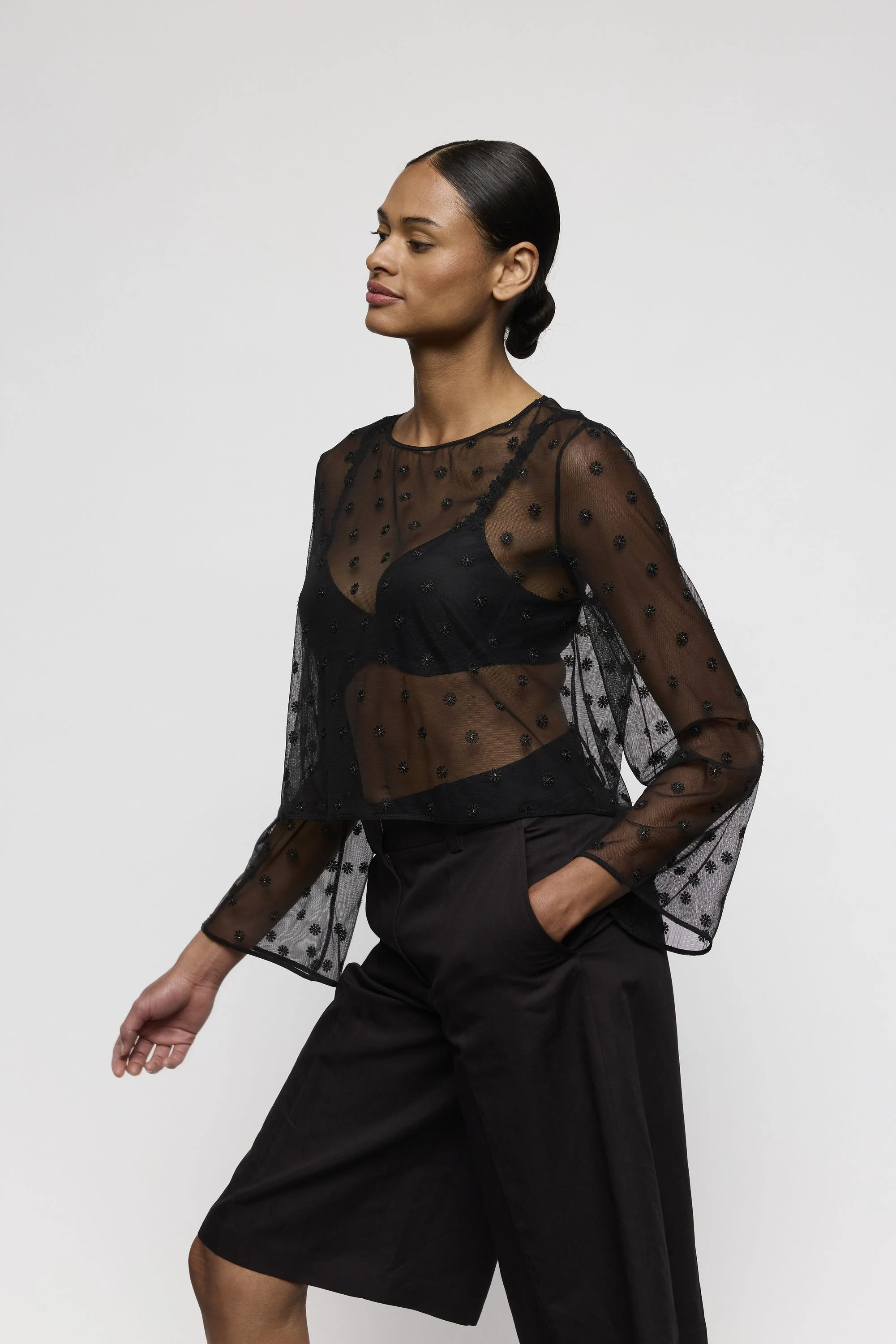 Langarmshirt DAISY transparent - Image 3