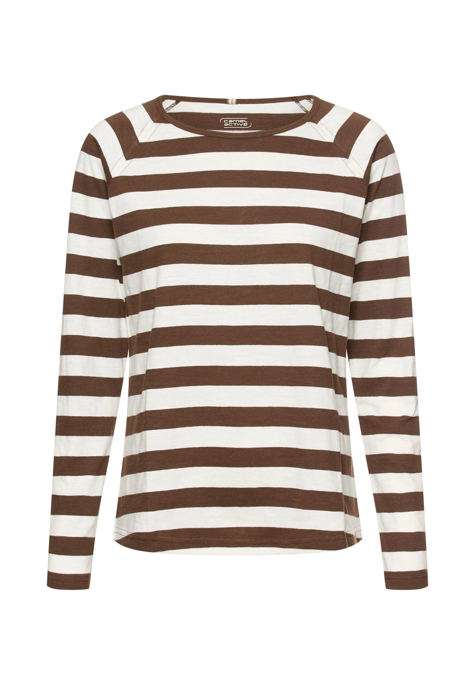 Langarmshirt gestreift aus Baumwolle
