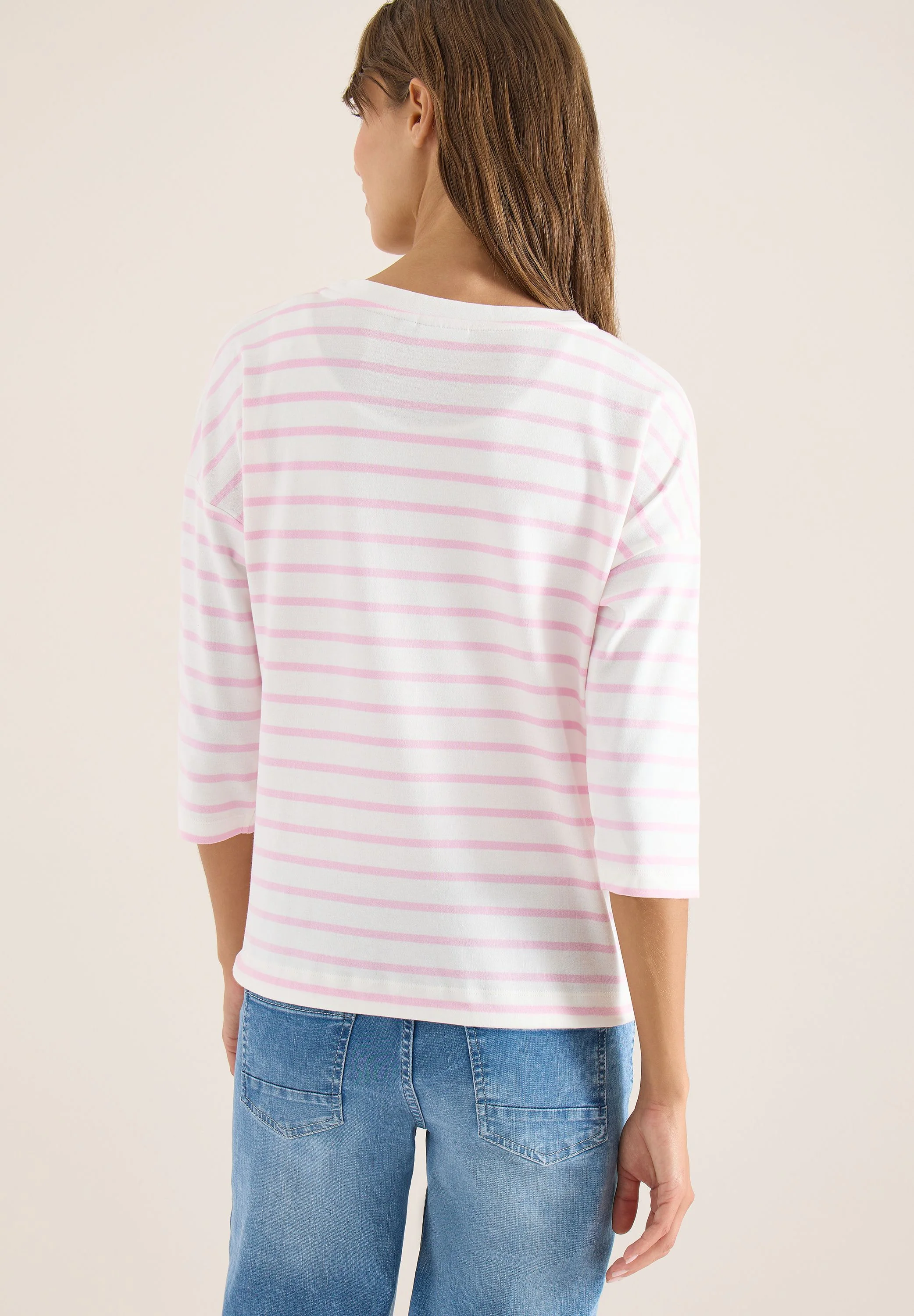 Langarmshirt gestreift aus Baumwolle - Image 2