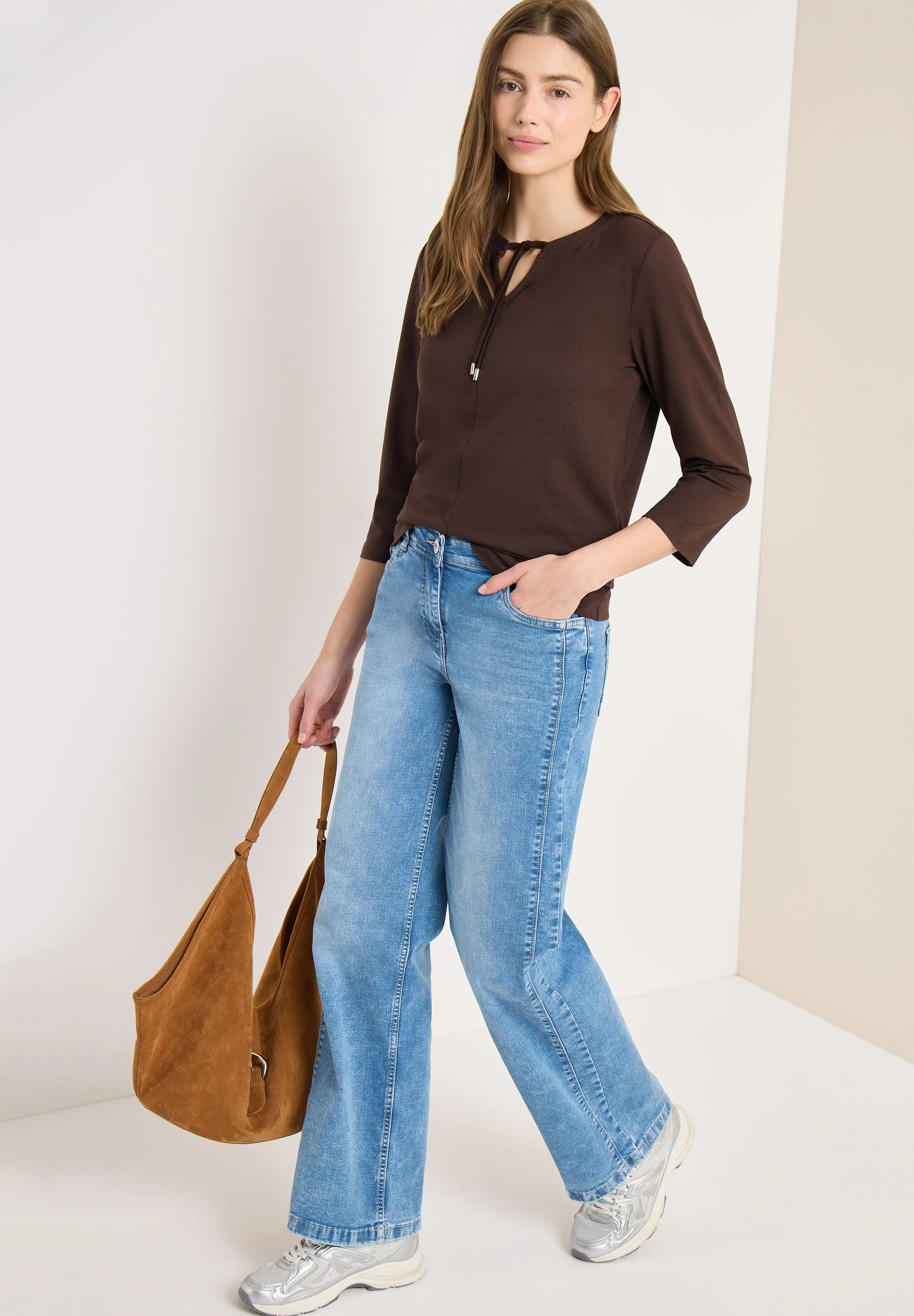 Langarmshirt Regular Fit aus Baumwollmix - Image 4